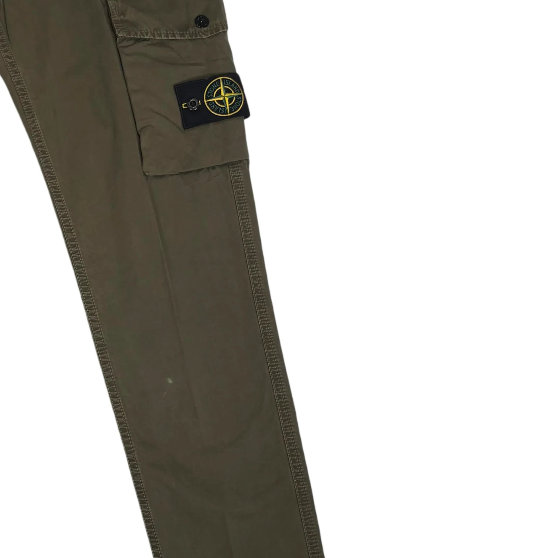 Stone Island Green Compass Patch Type-SL Cargo Trousers