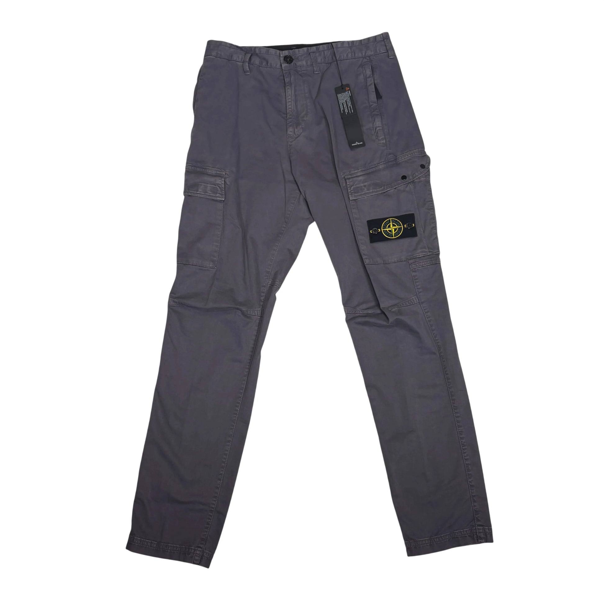Stone Island Blue Compass Patch Type RE-T Cargo Trousers