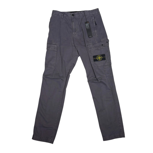 Stone Island Blue Compass Patch Type RE-T Cargo Trousers