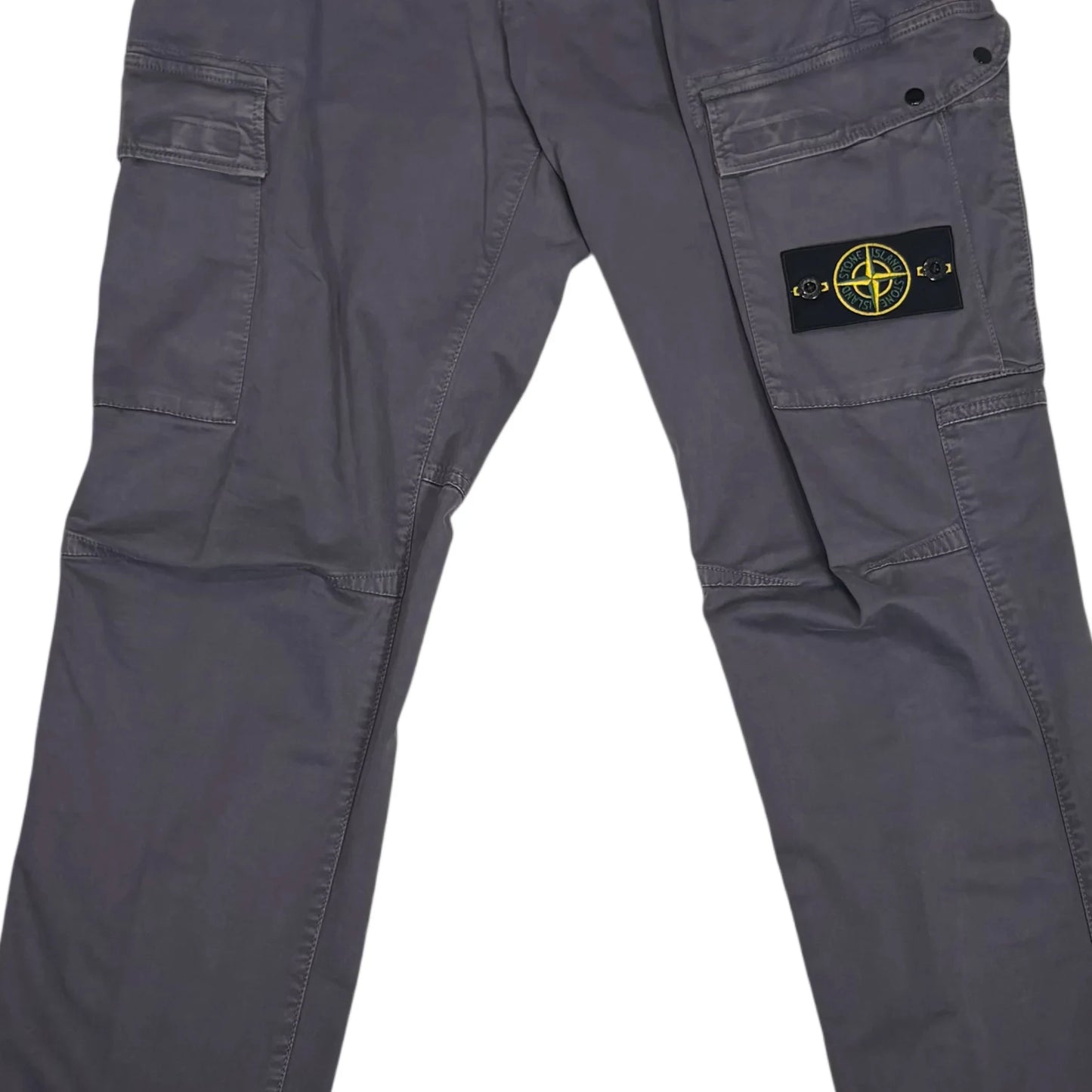 Stone Island Blue Compass Patch Type RE-T Cargo Trousers