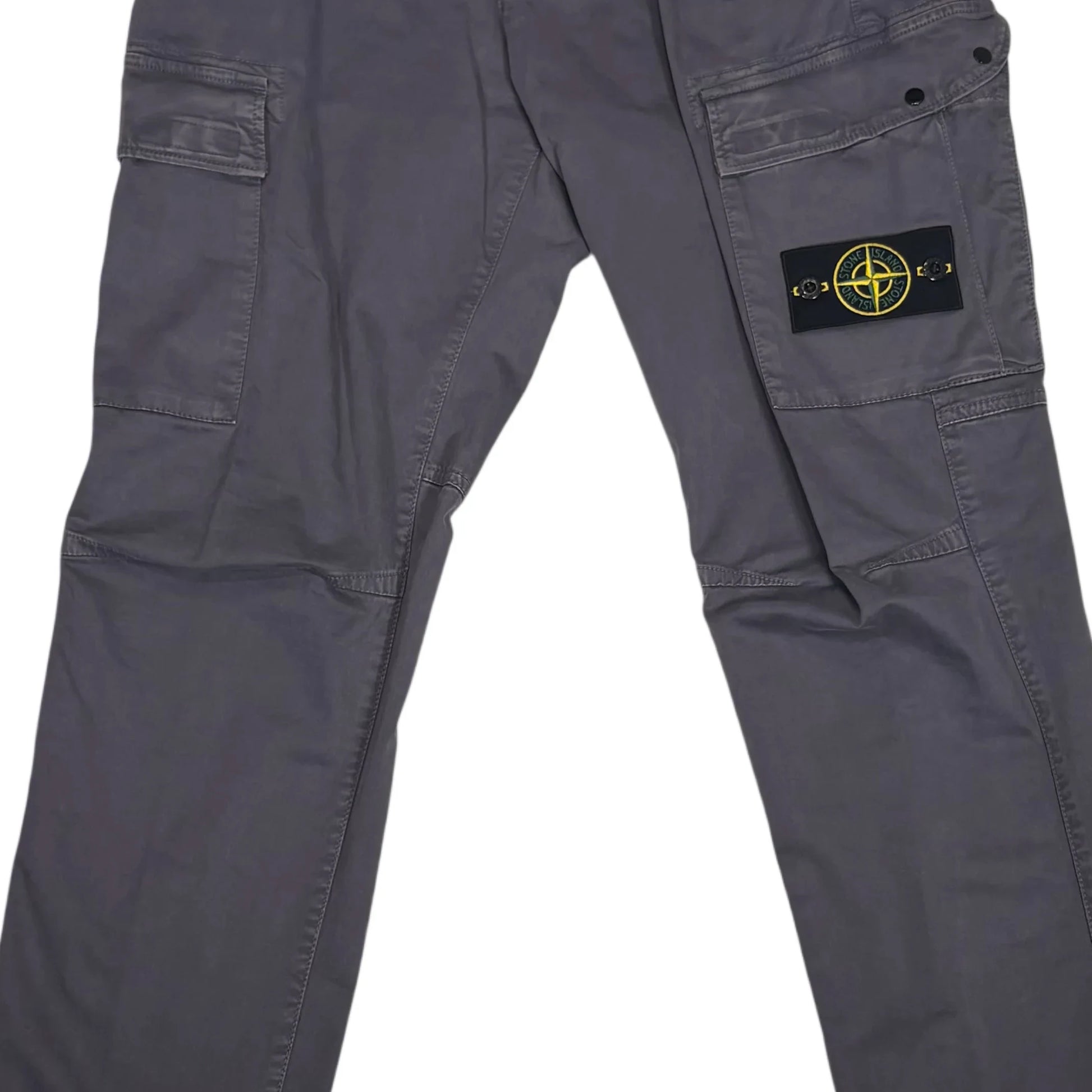 Stone Island Blue Compass Patch Type RE-T Cargo Trousers