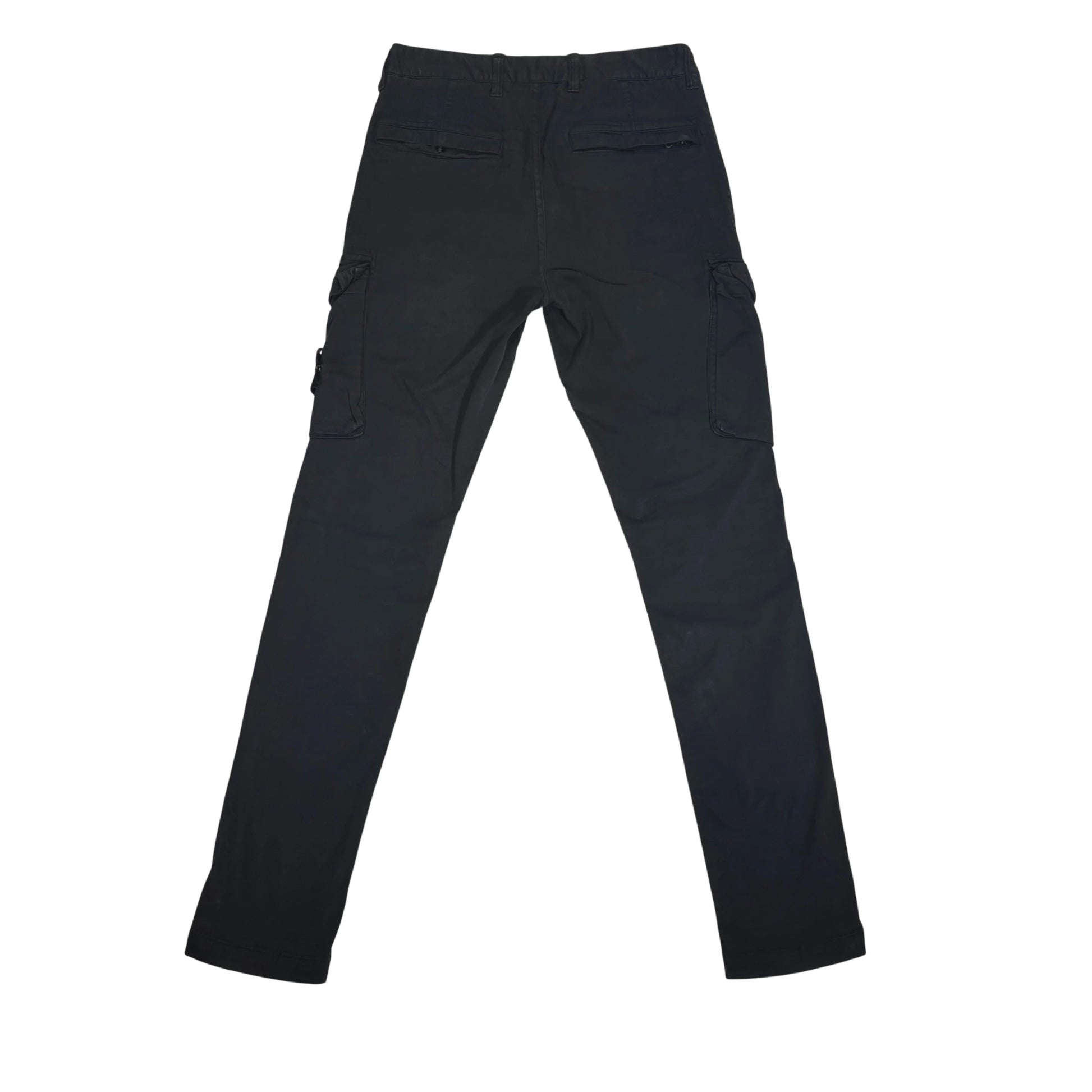 Stone Island Black Compass Patch Type-SL Cargo Trousers