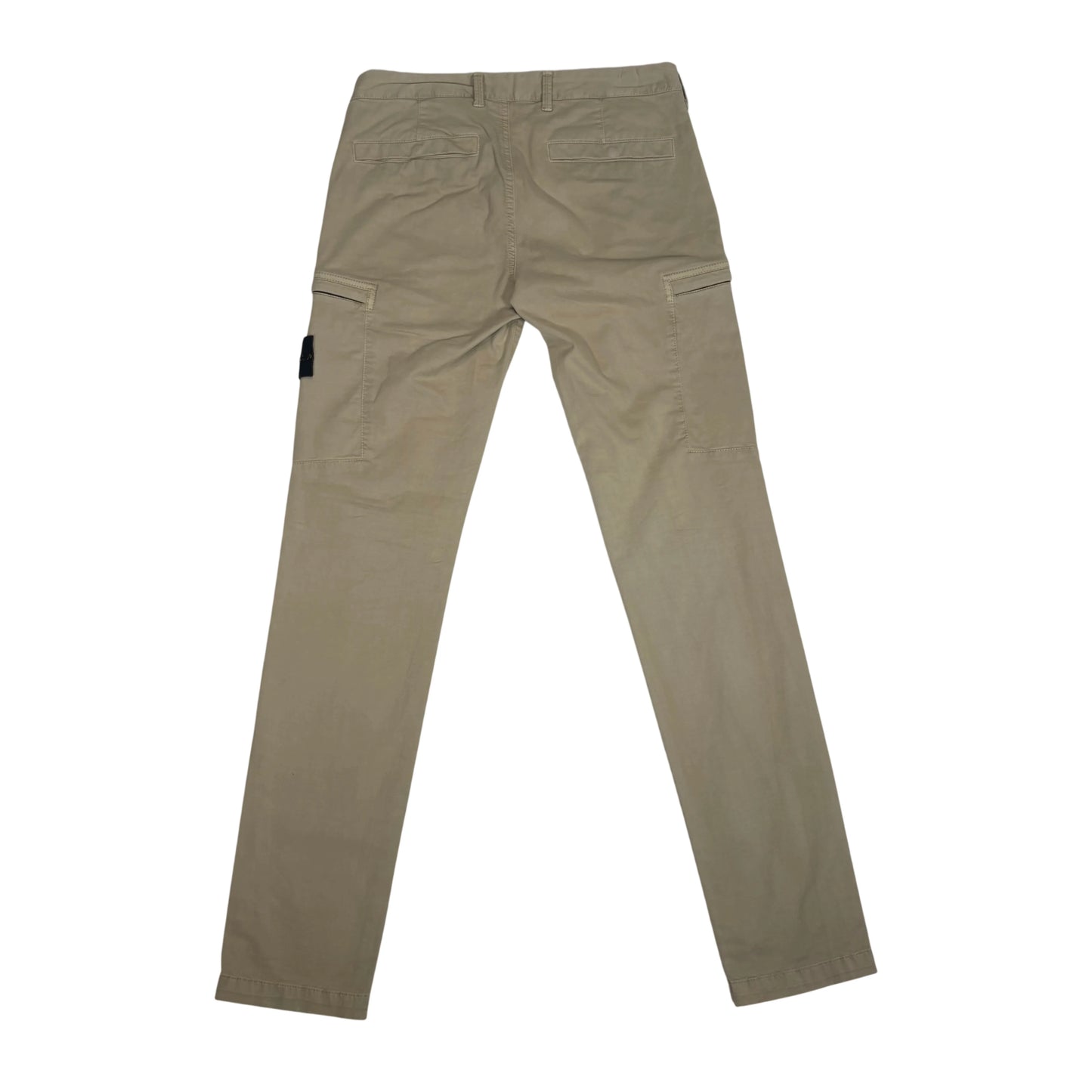 Stone Island Beige Compass Patch Type-SK Cargo Trousers