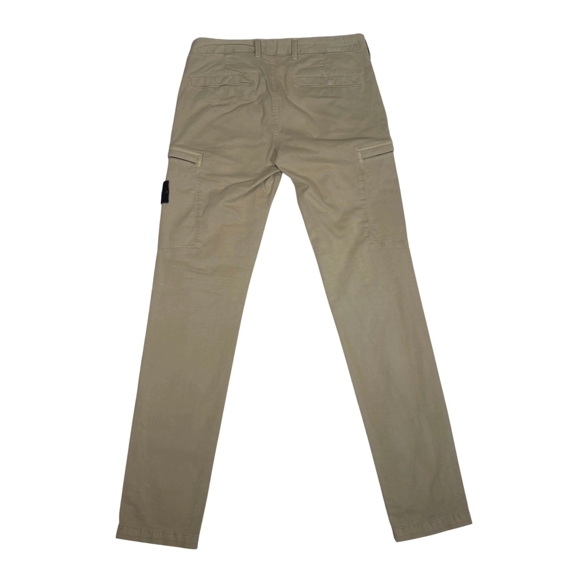 Stone Island Beige Compass Patch Type-SK Cargo Trousers
