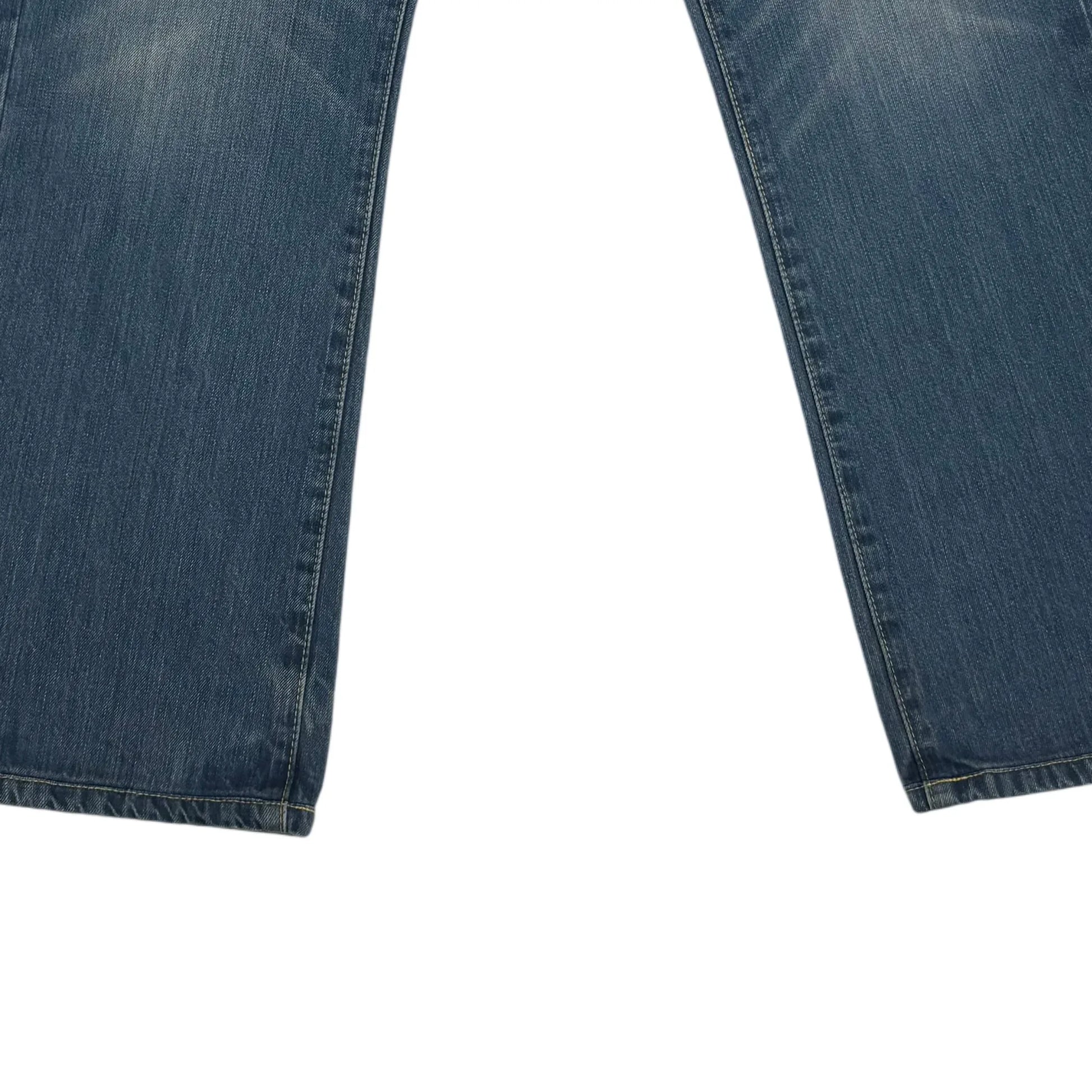 Money Cuban Blue Pocket Money Detail Jeans