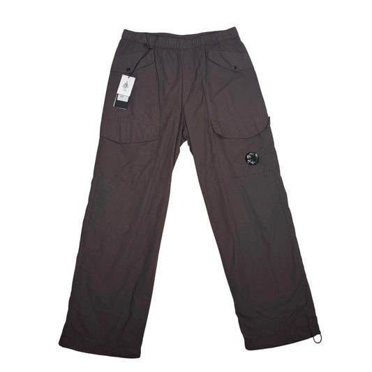 CP Company Brown Single Goggle Flatt Nylon Cargo Trousers