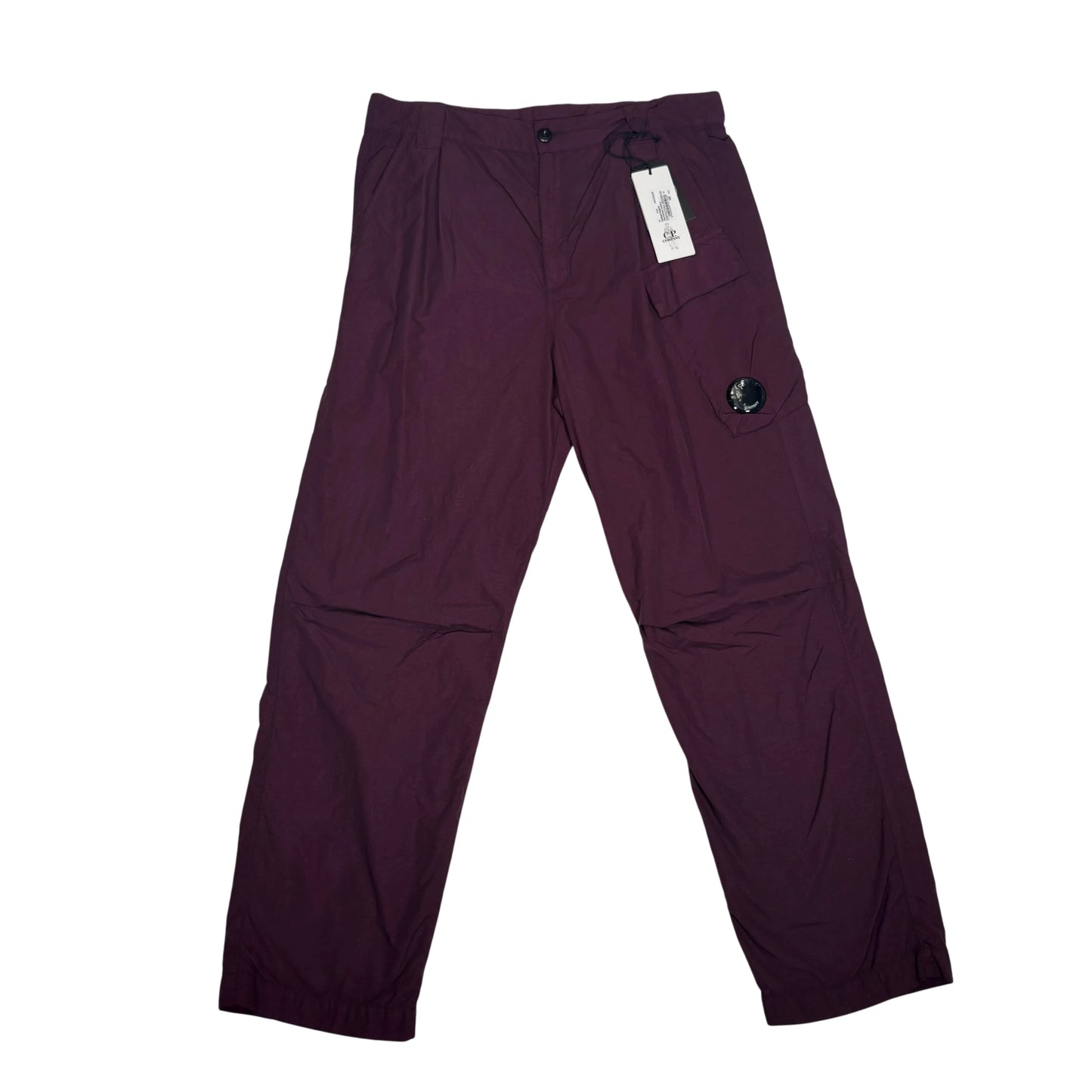 CP Company Purple Single Goggle Flatt Nylon Cargo Trousers