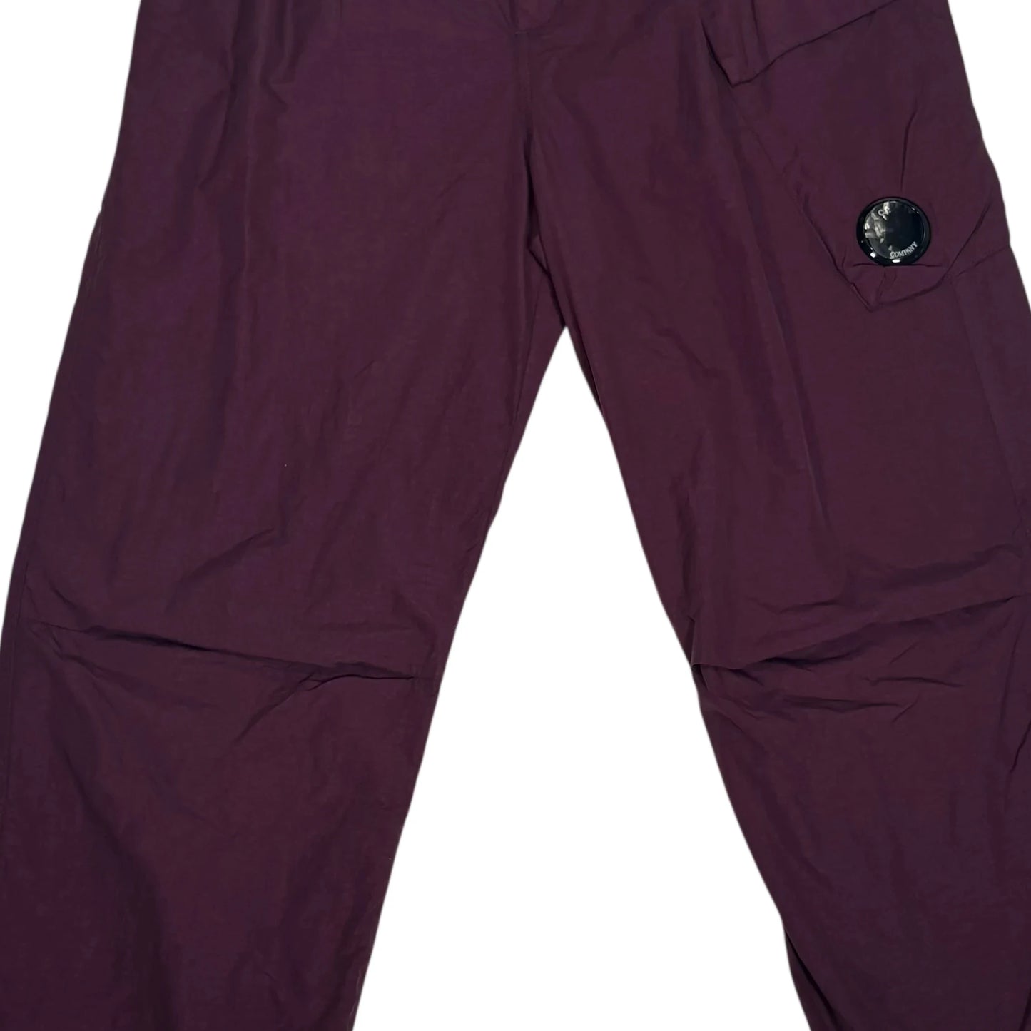 CP Company Purple Single Goggle Flatt Nylon Cargo Trousers