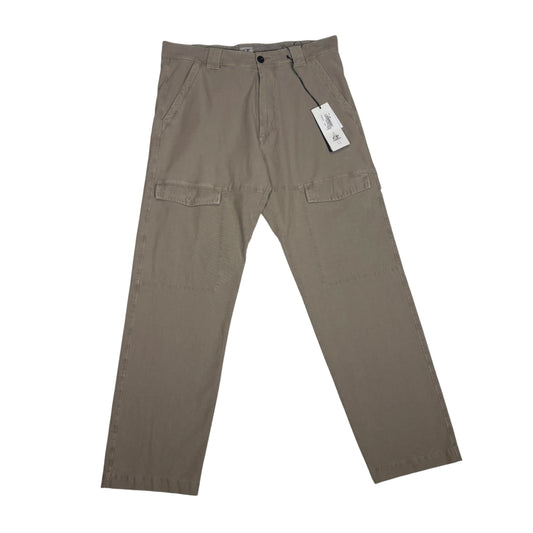 CP Company Beige Rear Box Logo Cargo Trousers