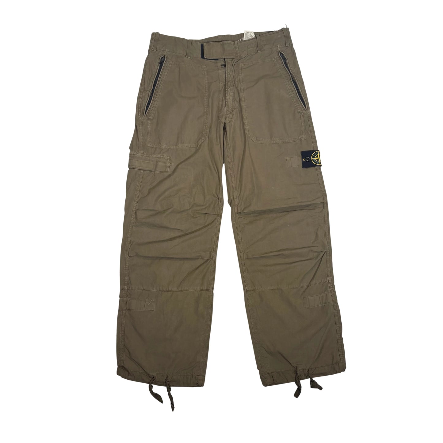 Stone Island Brown Compass Patch Cargo Pants