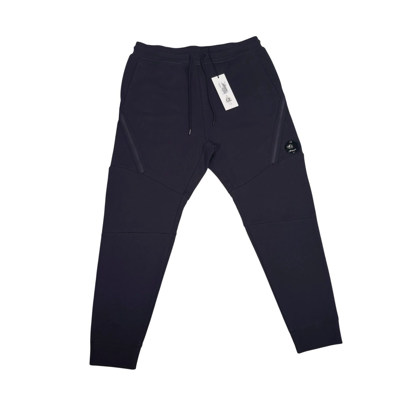 CP Company Navy Blue Single Goggle Jogger Sweatpants