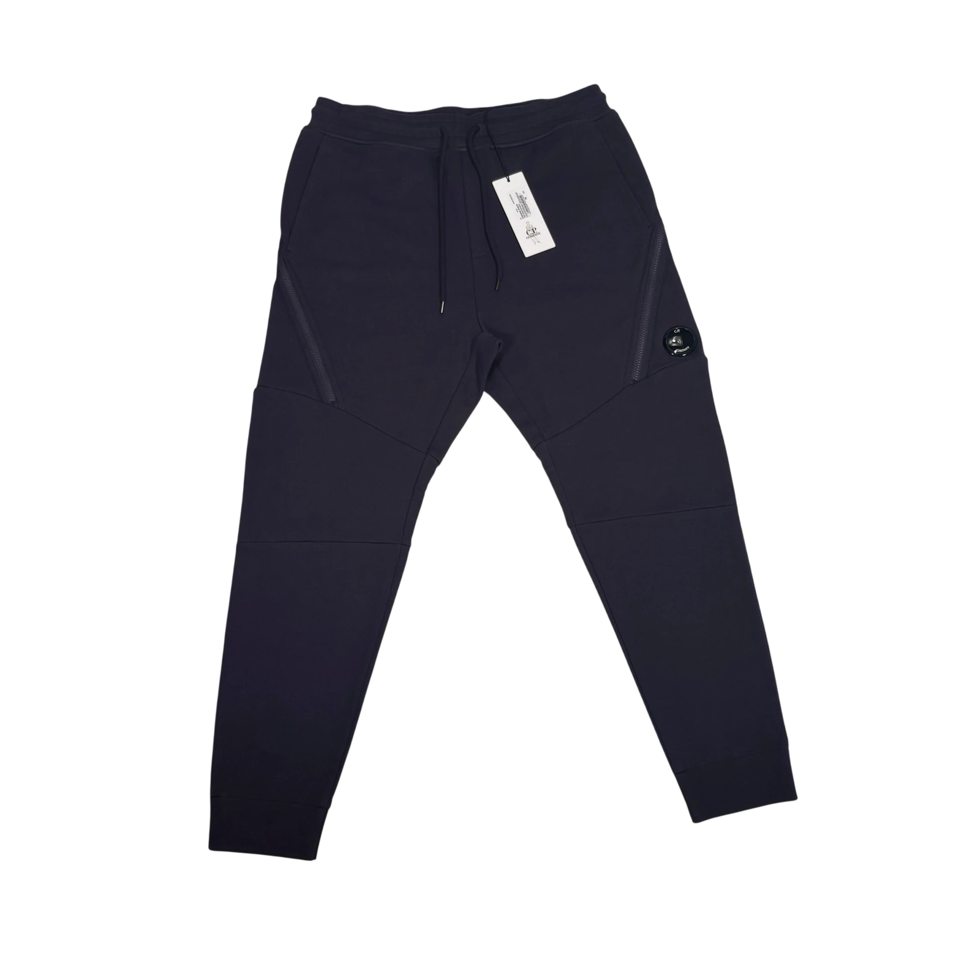 CP Company Navy Blue Single Goggle Jogger Sweatpants