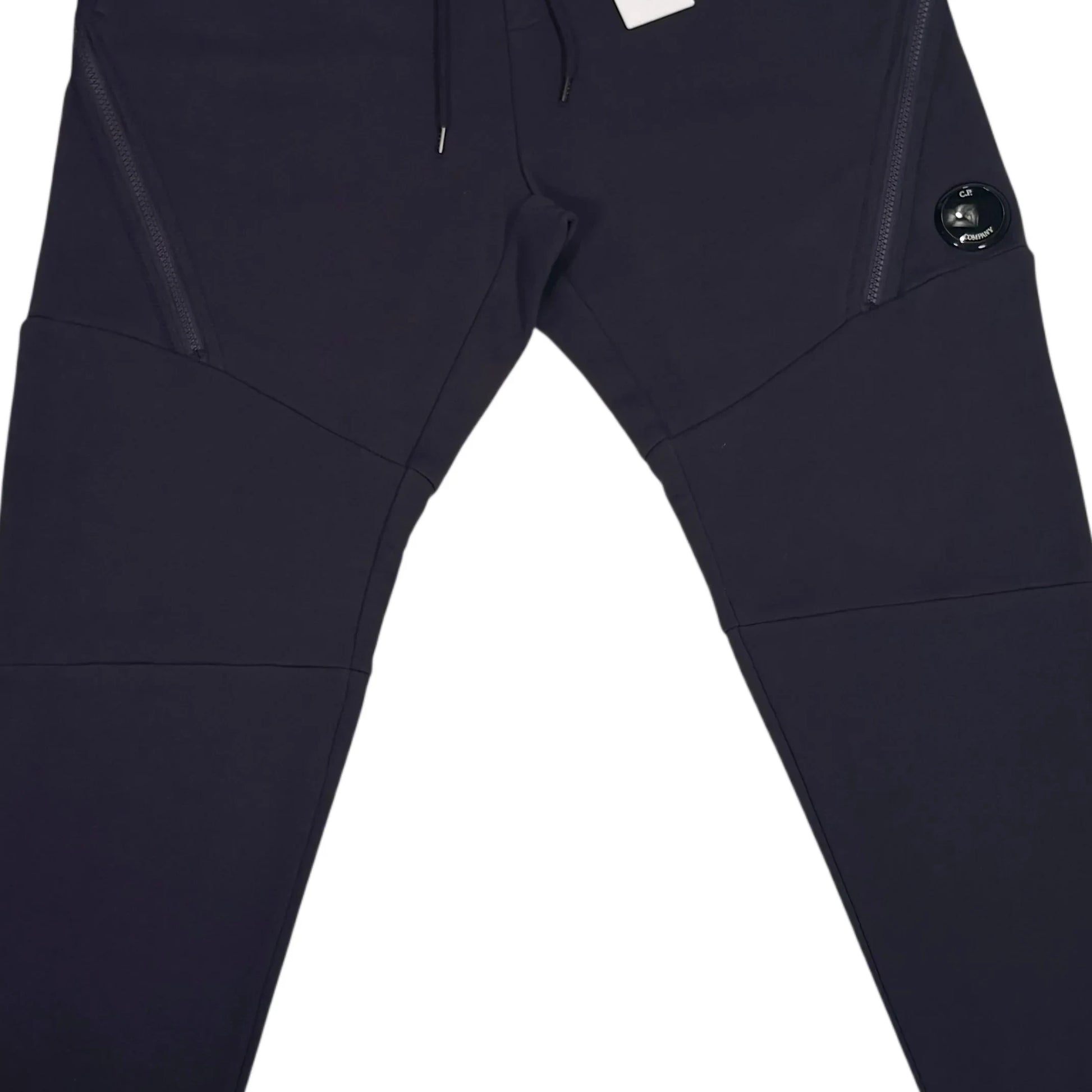 CP Company Navy Blue Single Goggle Jogger Sweatpants