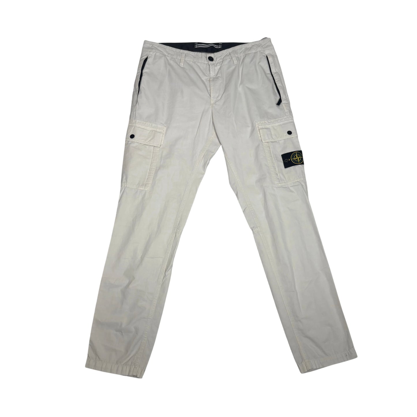 Stone Island White Compass Patch Type-SL Cargo Pants