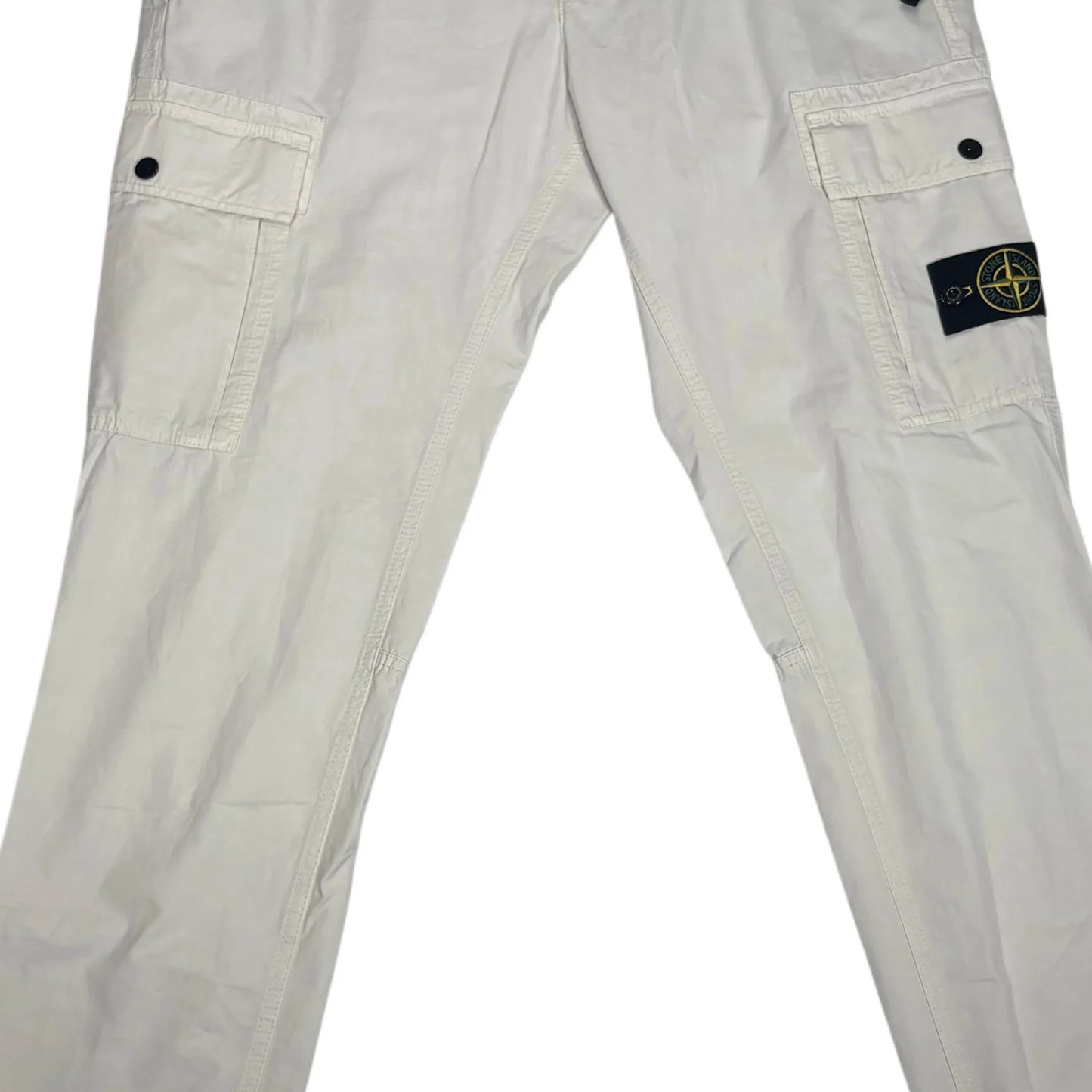 Stone Island White Compass Patch Type-SL Cargo Pants