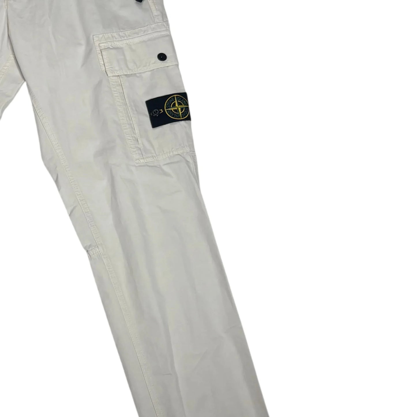 Stone Island White Compass Patch Type-SL Cargo Pants