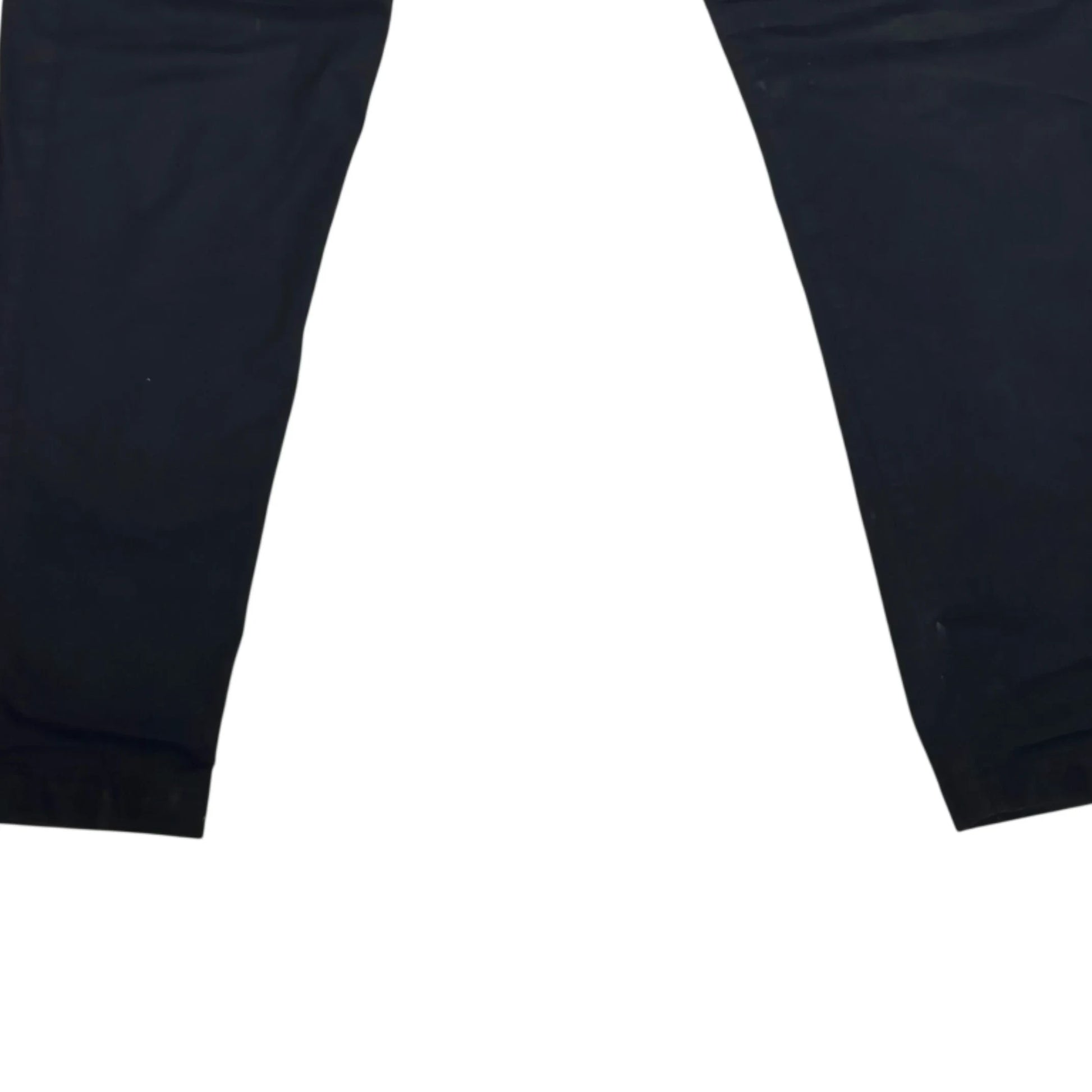 Stone Island Black Compass-Patch Cargo Trousers