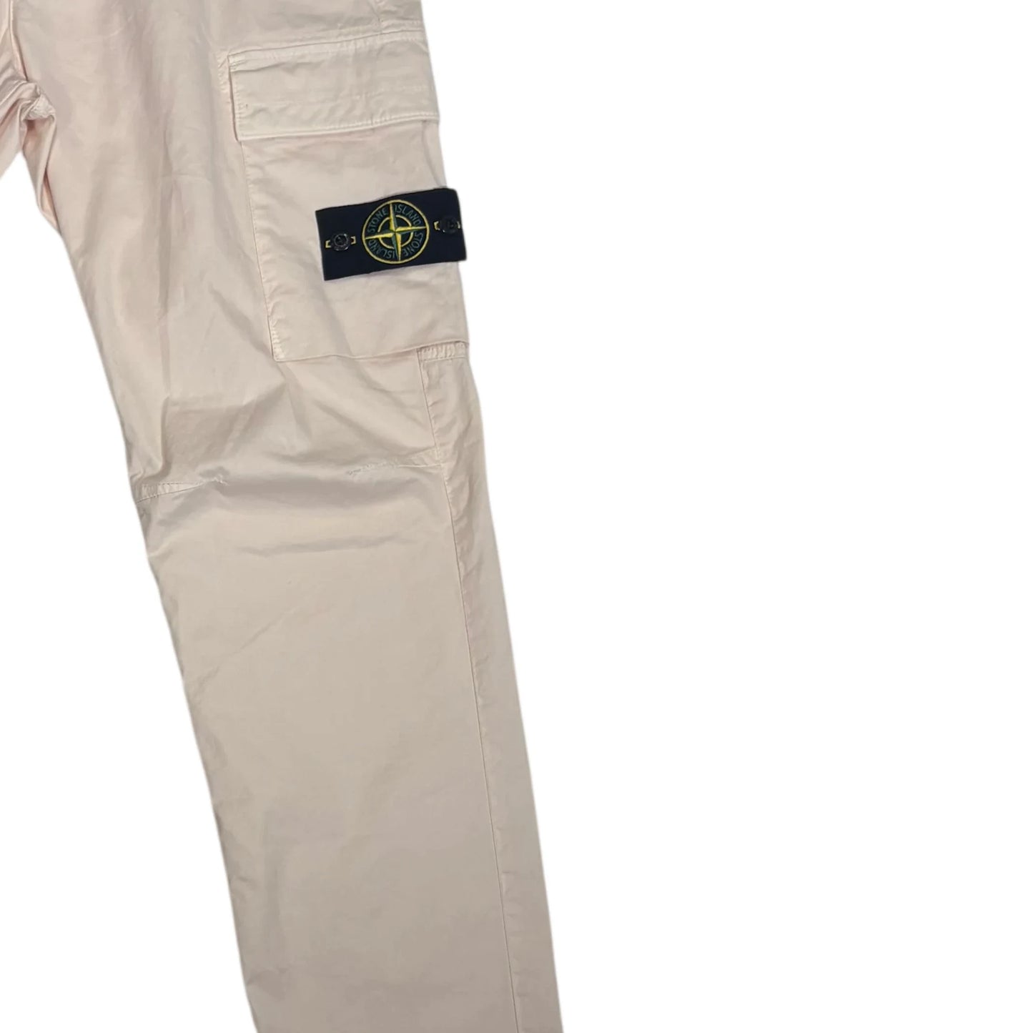 Stone Island White Compass Patch Type RE-T Cargo Trousers