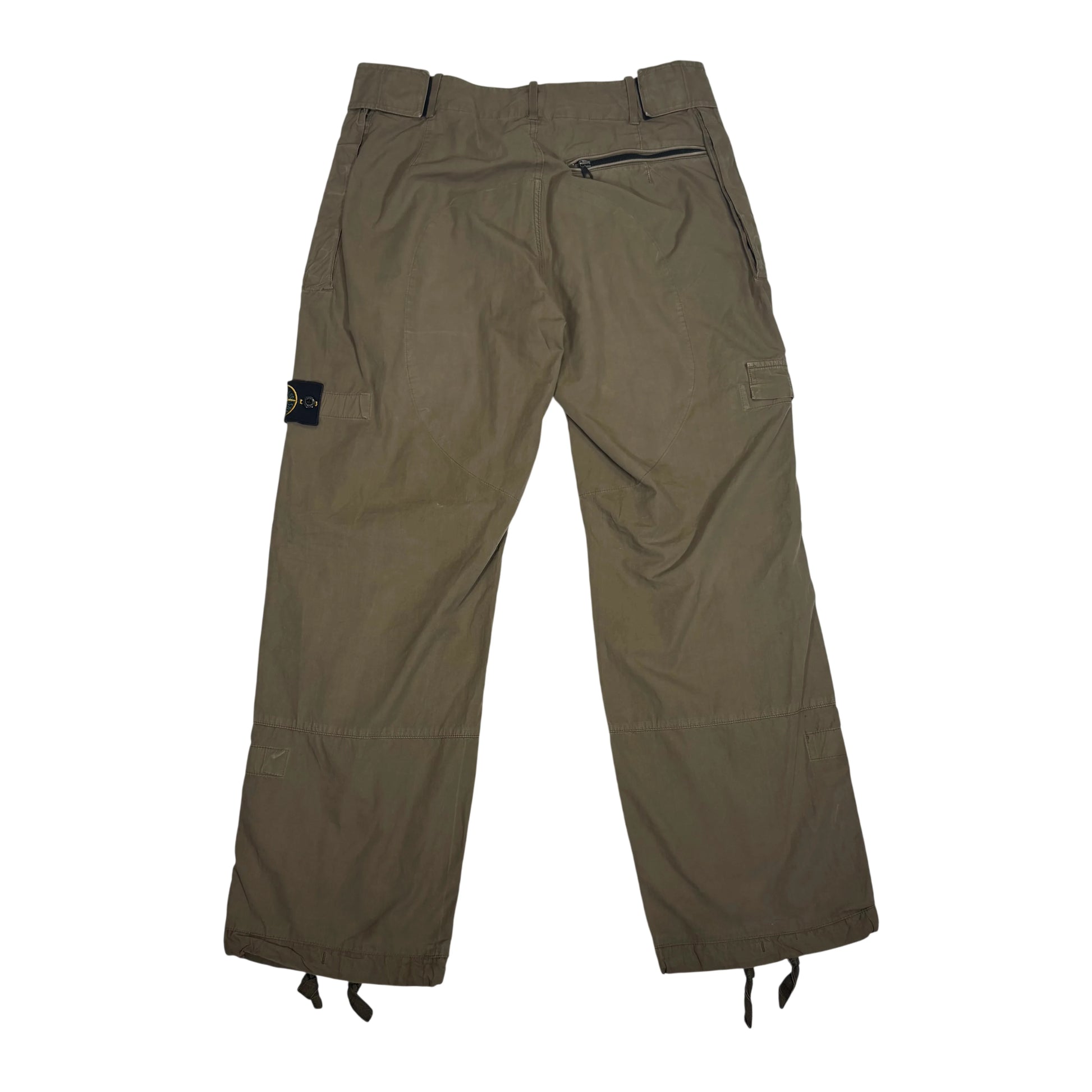 Stone Island Brown Compass Patch Cargo Pants