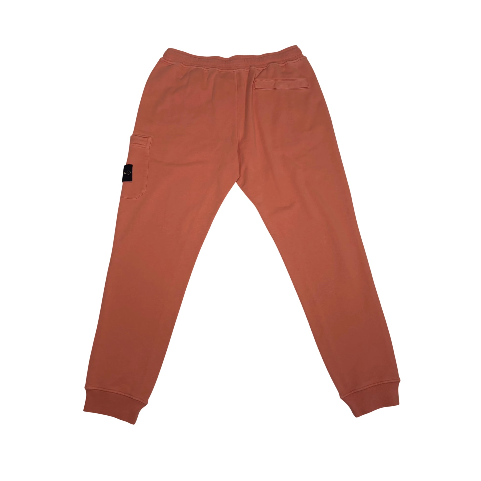 Stone Island Orange Compass Patch Jogger Sweatpants