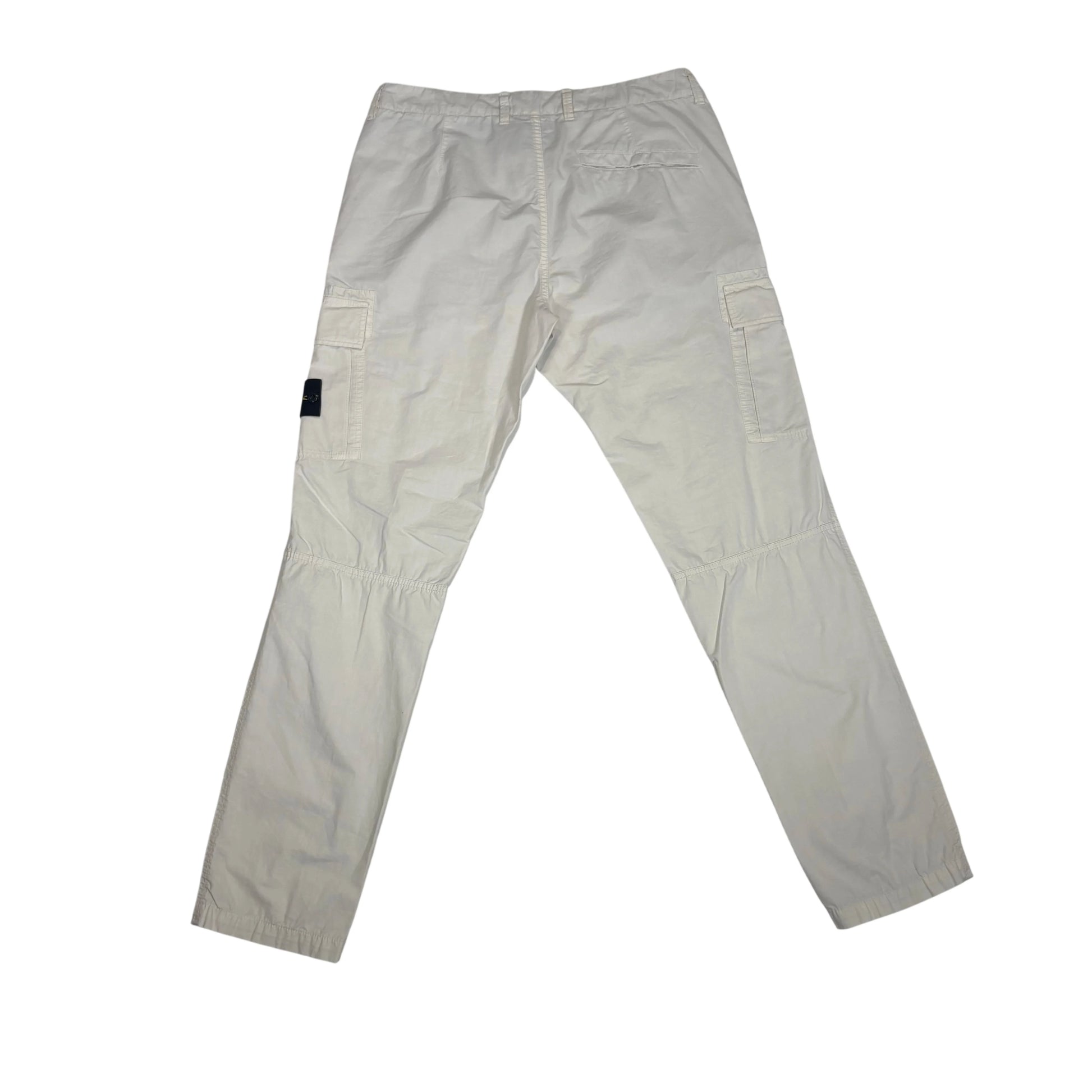 Stone Island White Compass Patch Type-SL Cargo Pants