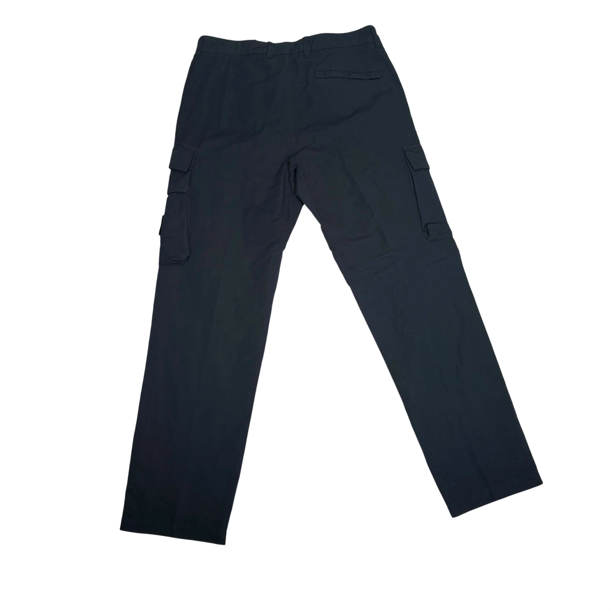 Stone Island Navy Blue Compass Patch Type-RE Cargo Trousers