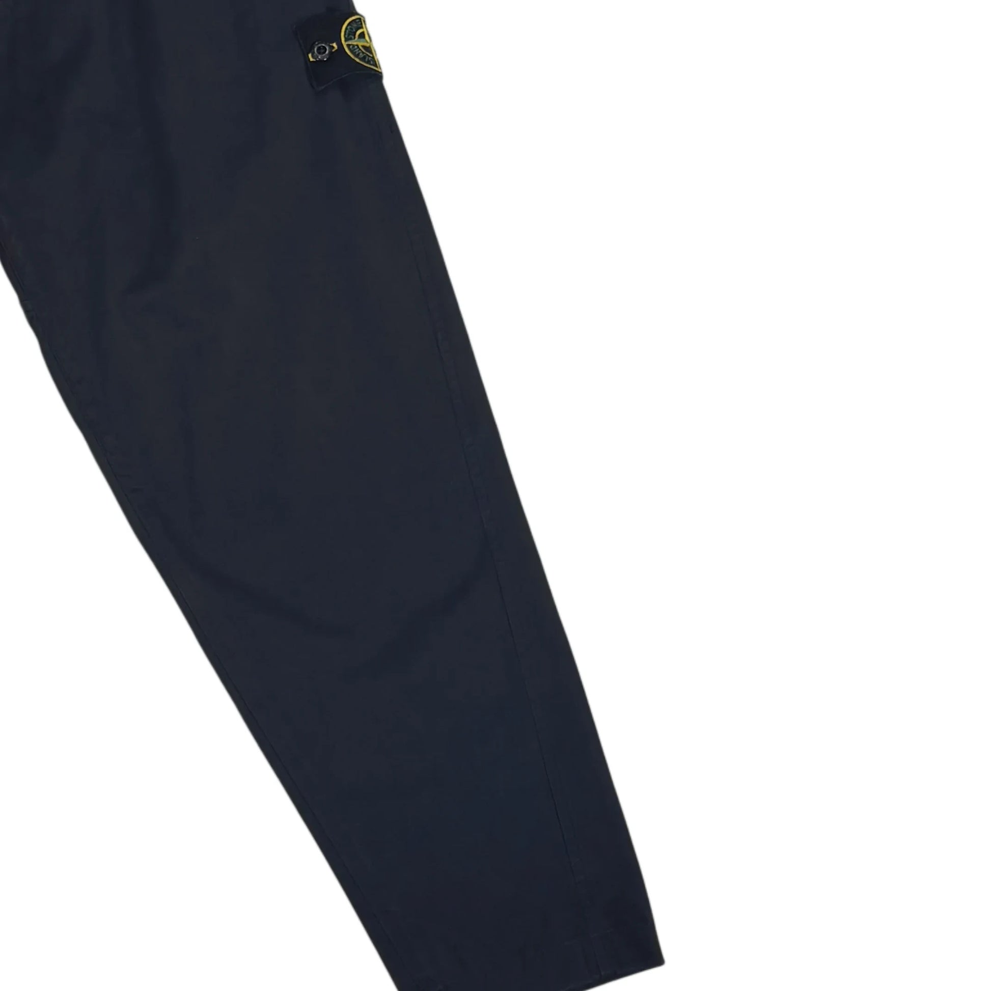 Stone Island Navy Blue Compass Patch Type RE-TCasual Trousers