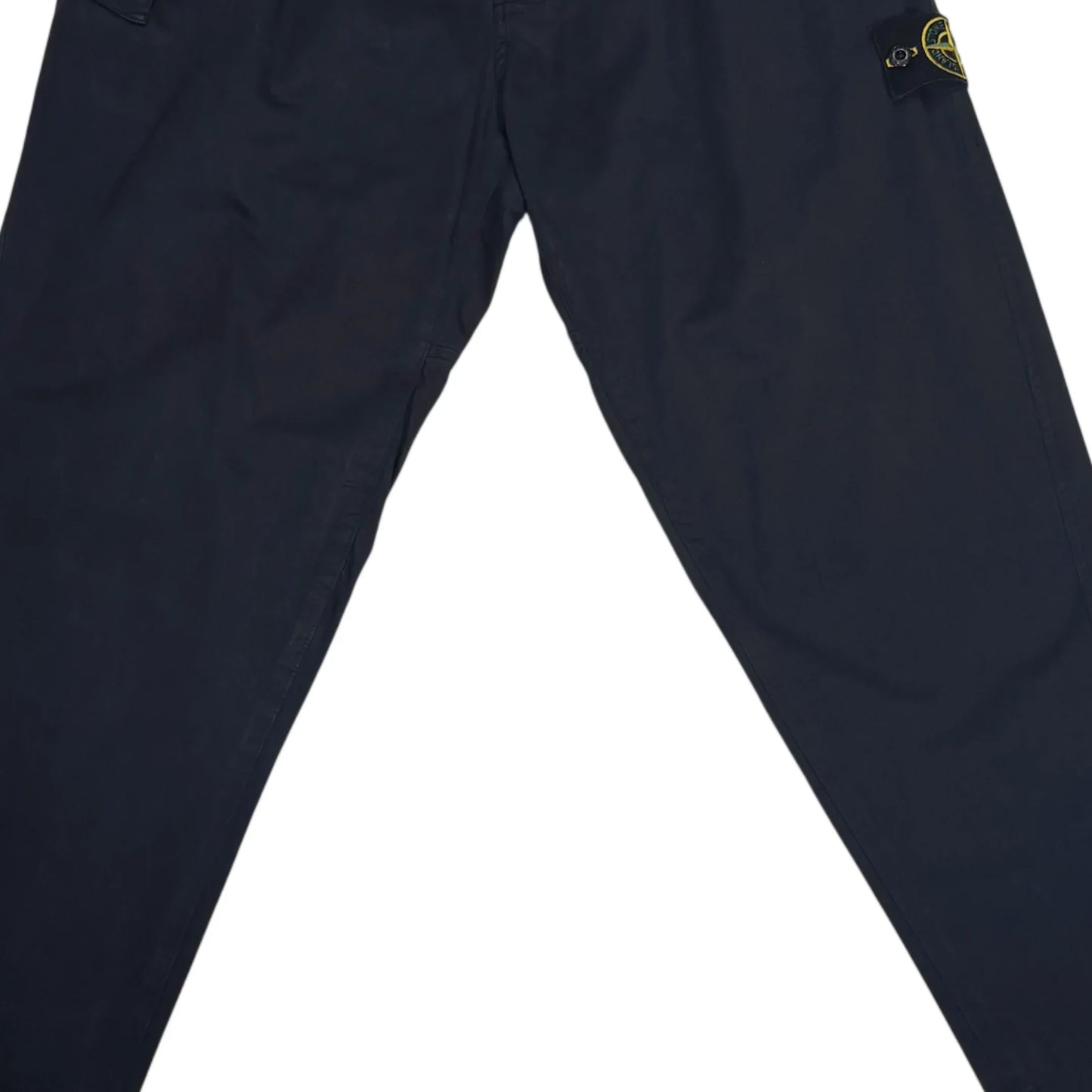 Stone Island Navy Blue Compass Patch Type RE-TCasual Trousers