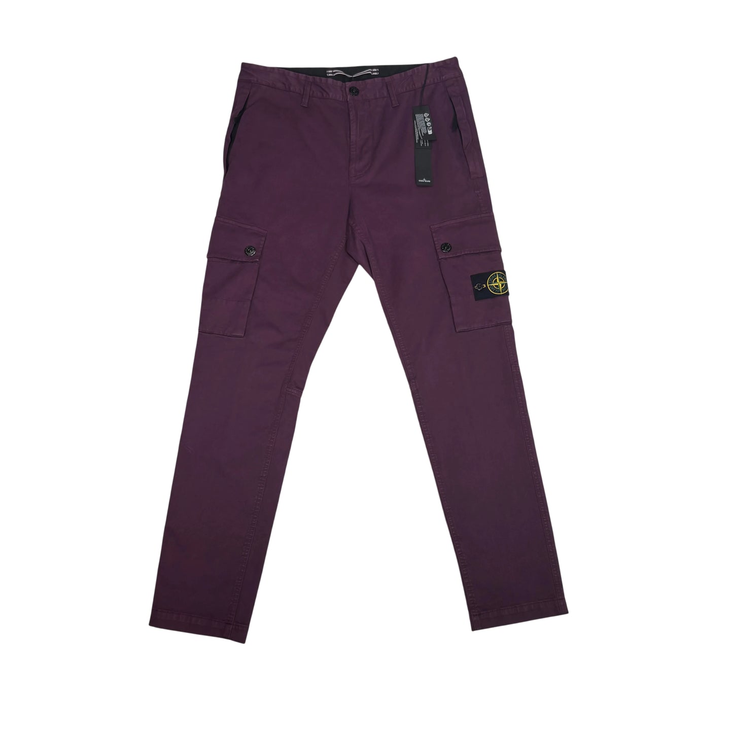 Stone Island Navy Blue Compass Patch Type-SL Cargo Trousers