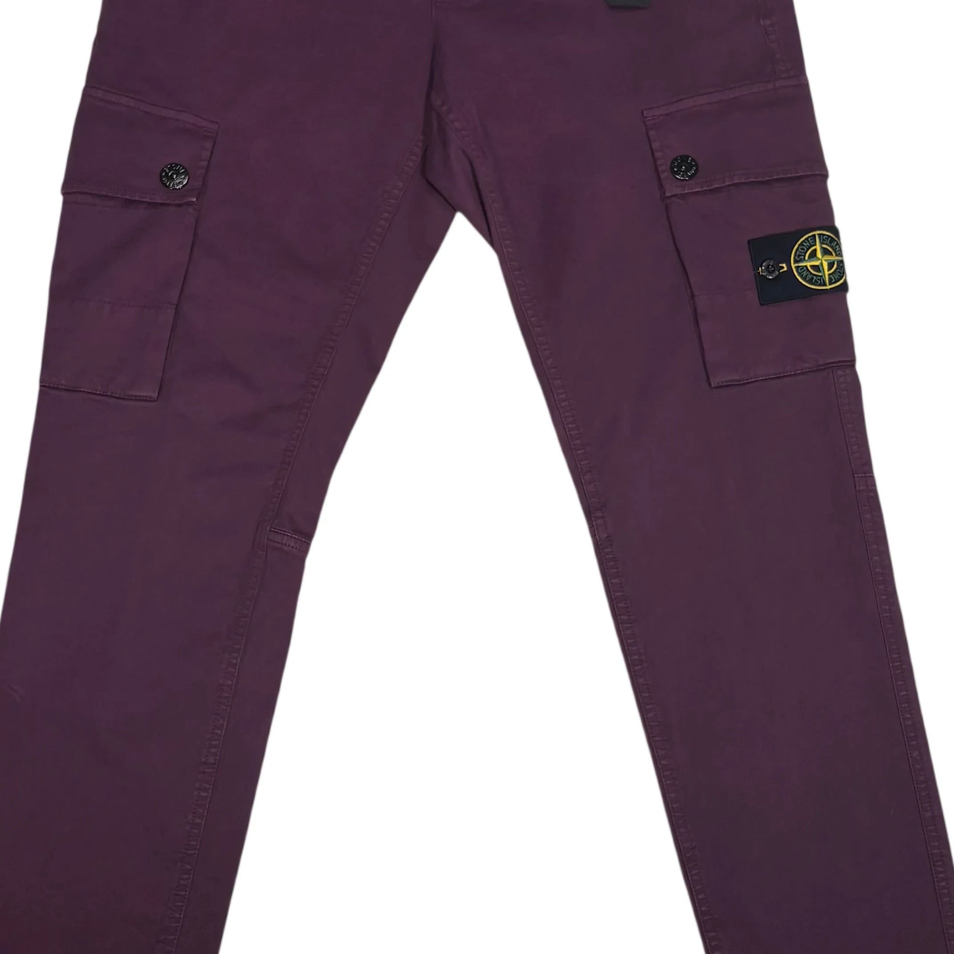 Stone Island Navy Blue Compass Patch Type-SL Cargo Trousers
