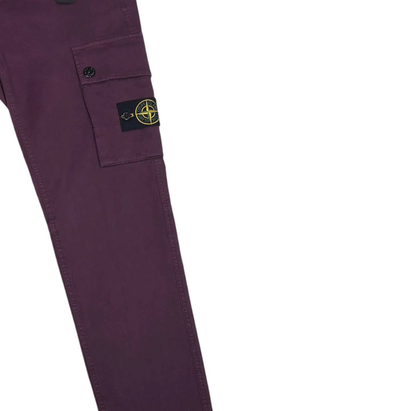 Stone Island Navy Blue Compass Patch Type-SL Cargo Trousers