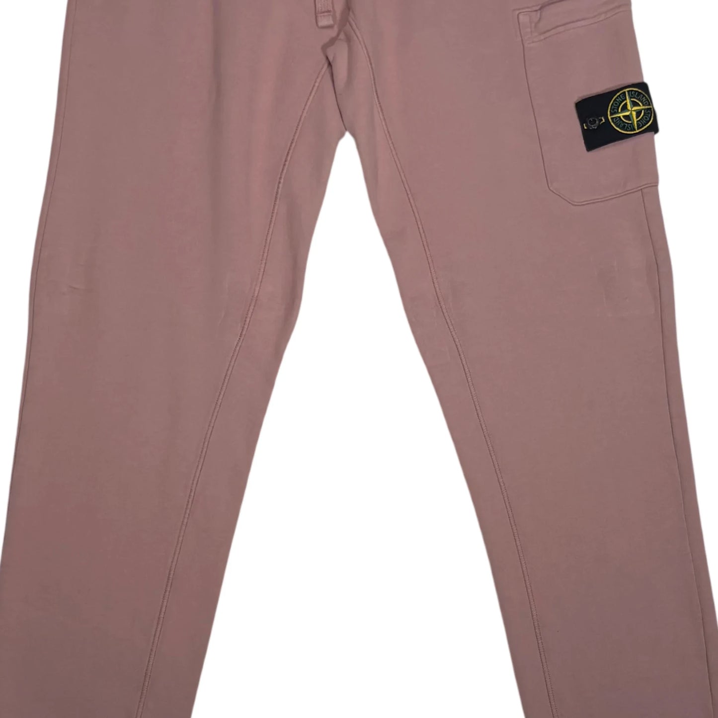 Stone Island Pink Compass Patch Joggers