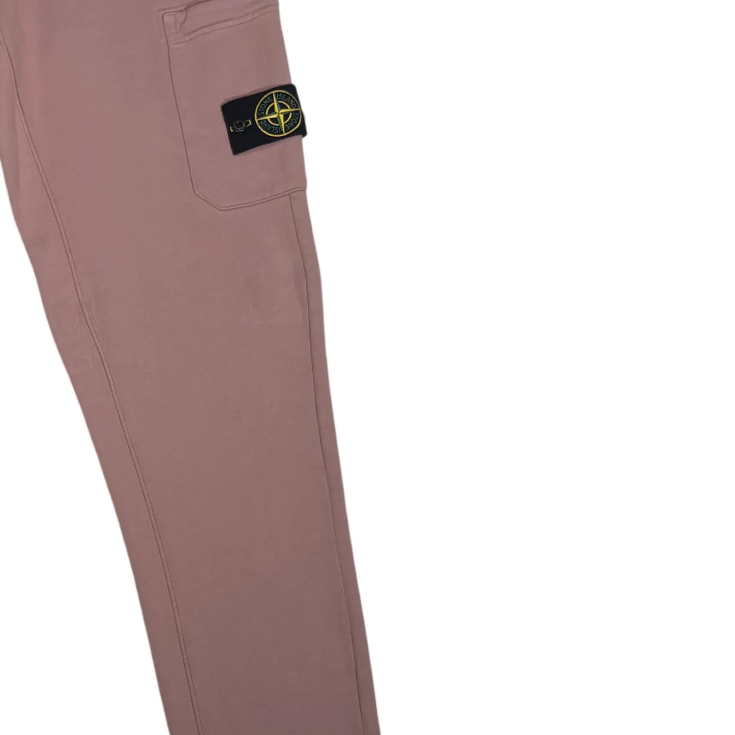 Stone Island Pink Compass Patch Joggers
