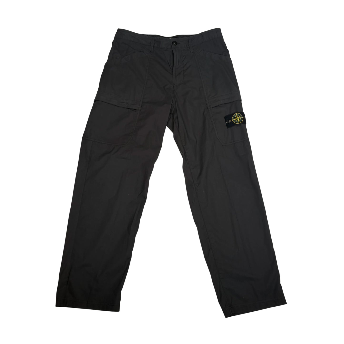 Stone Island Grey Compass Patch Type-LO Cargo Trousers