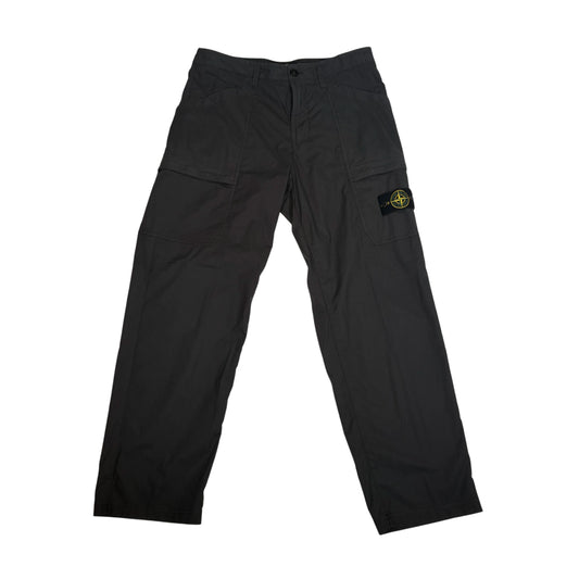 Stone Island Grey Compass Patch Type-LO Cargo Trousers