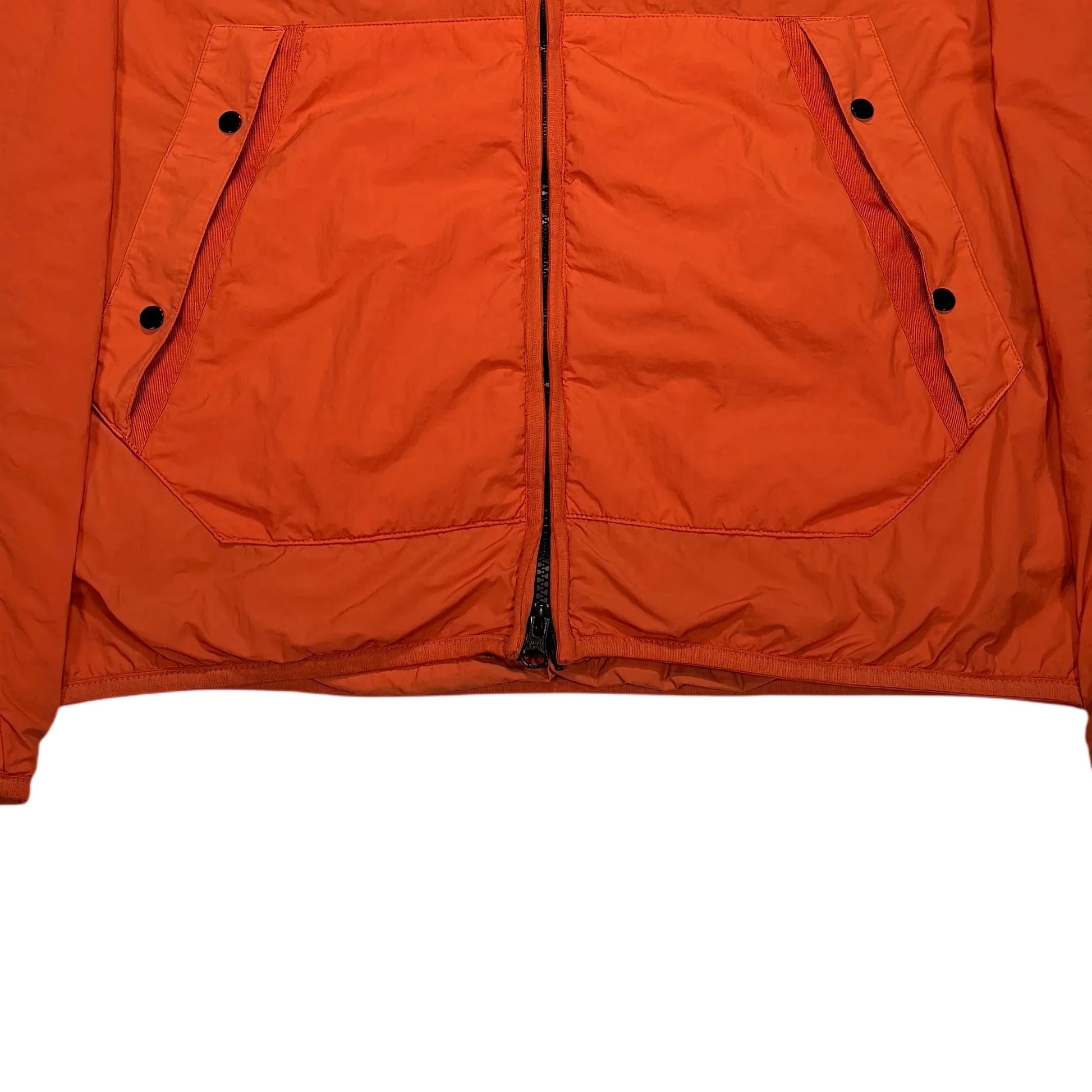 C.p. Company Orange Hooded Double Goggle Polartec Jacket