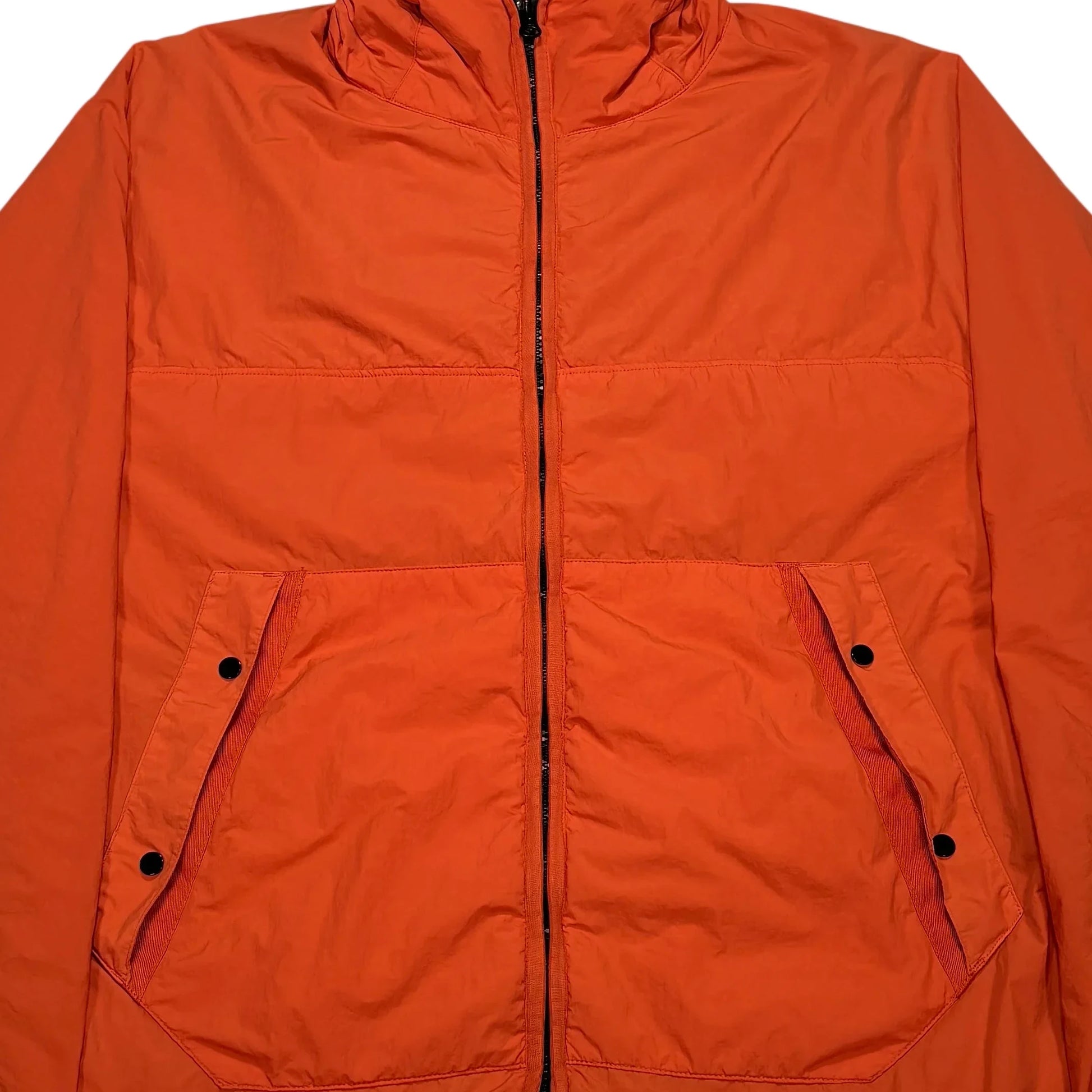 C.p. Company Orange Hooded Double Goggle Polartec Jacket