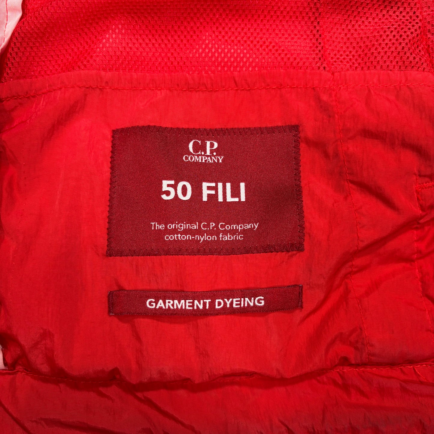 C.p. Company Pink Hooded Single Goggle 50 Fili Technical Jacket