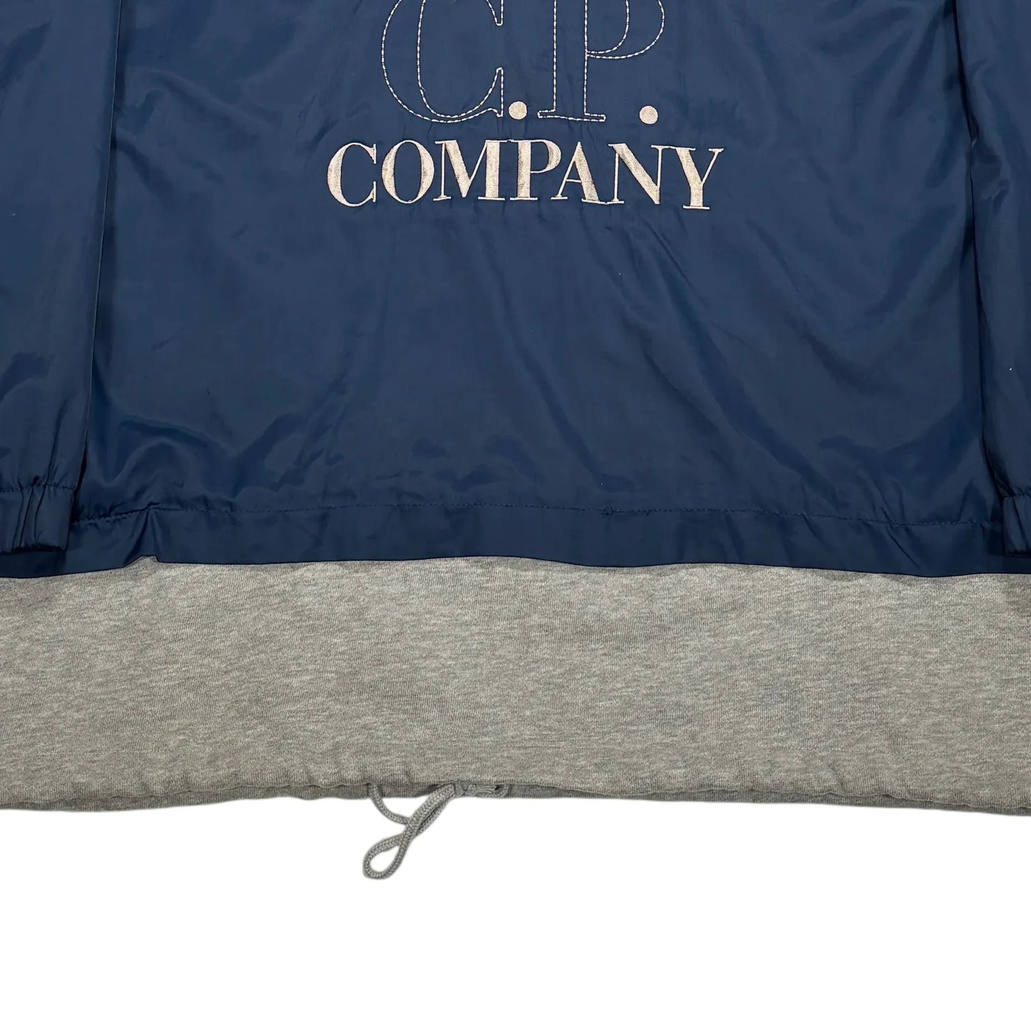 C.p. Company Blue Hooded Anorak Pullover Jacket