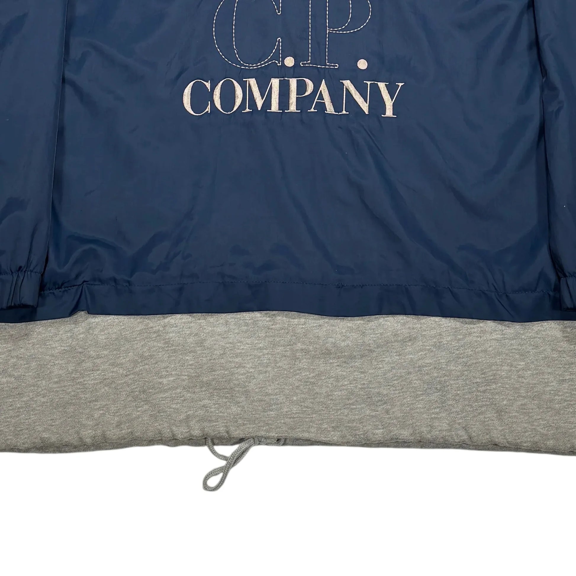 C.p. Company Blue Hooded Anorak Pullover Jacket