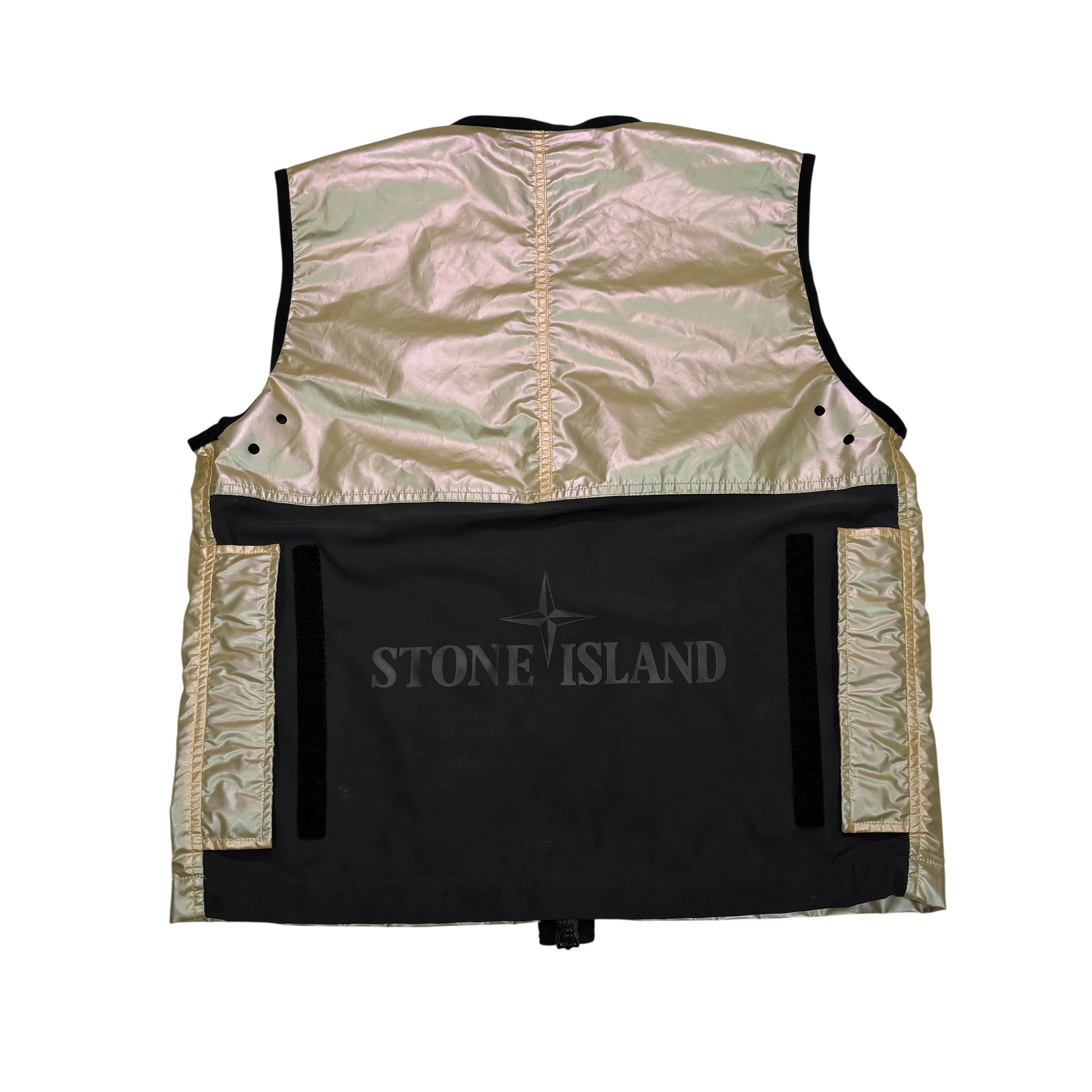 Stone Island Iridescent Coating Tela with Reflex Mat Gilet
