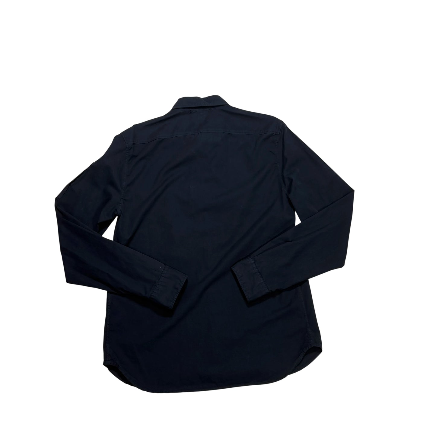 CP Company Navy Long-sleeve Button-up Single Goggle Shirt