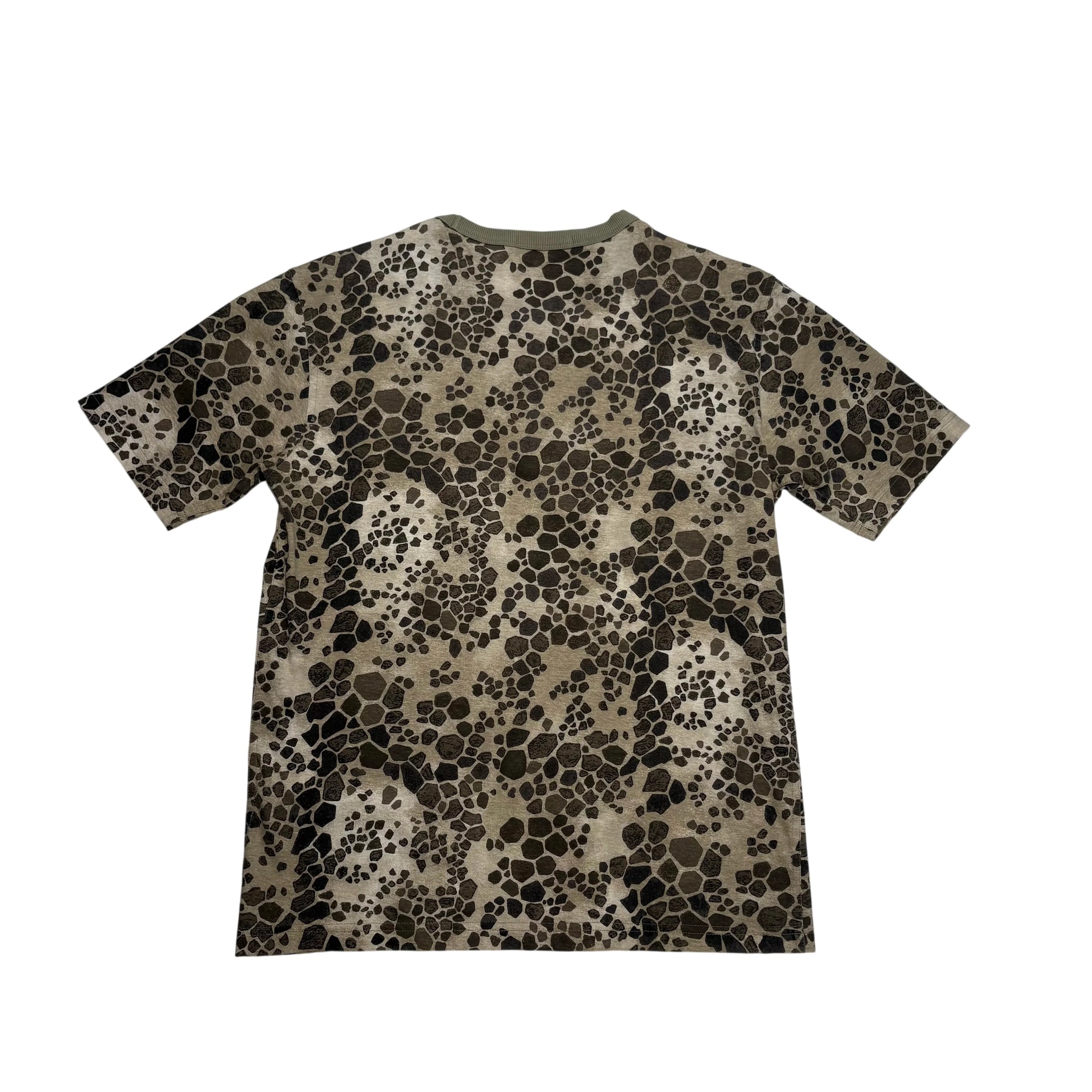 Stone Island Brown Short Sleeve Printed T-shirt