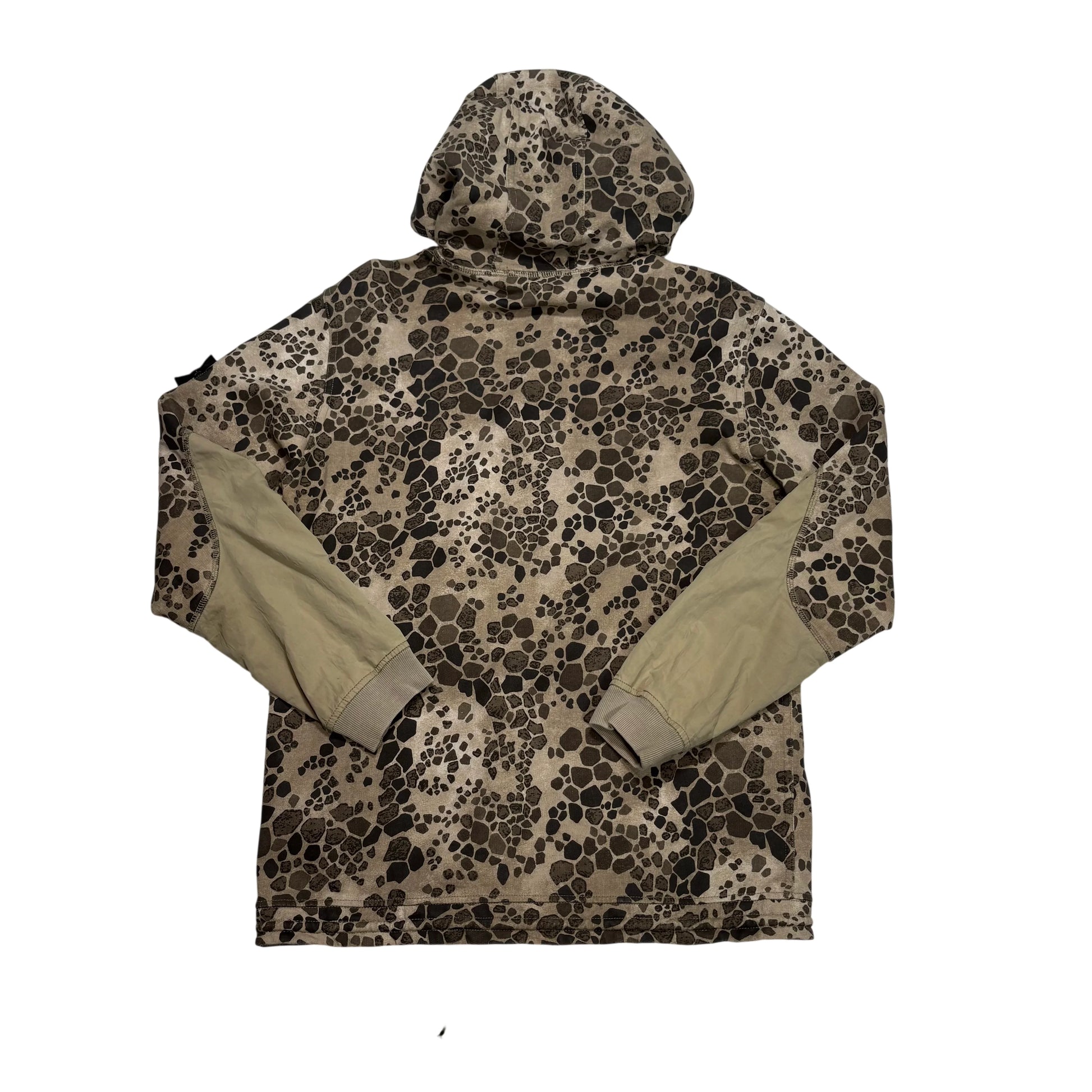 Stone Island Green Crocodile Hooded Zip Jacket