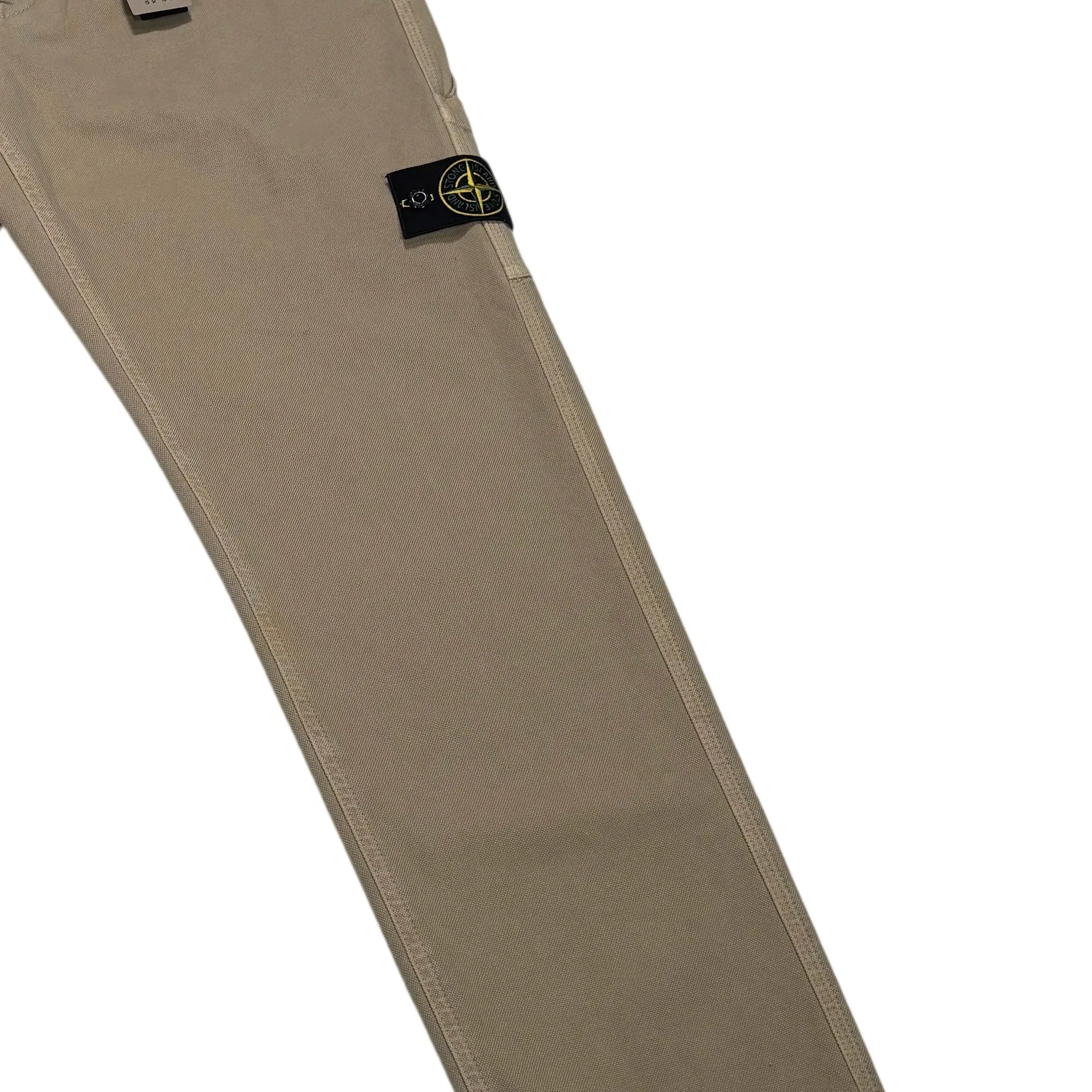 Stone Island Beige Twill Trousers
