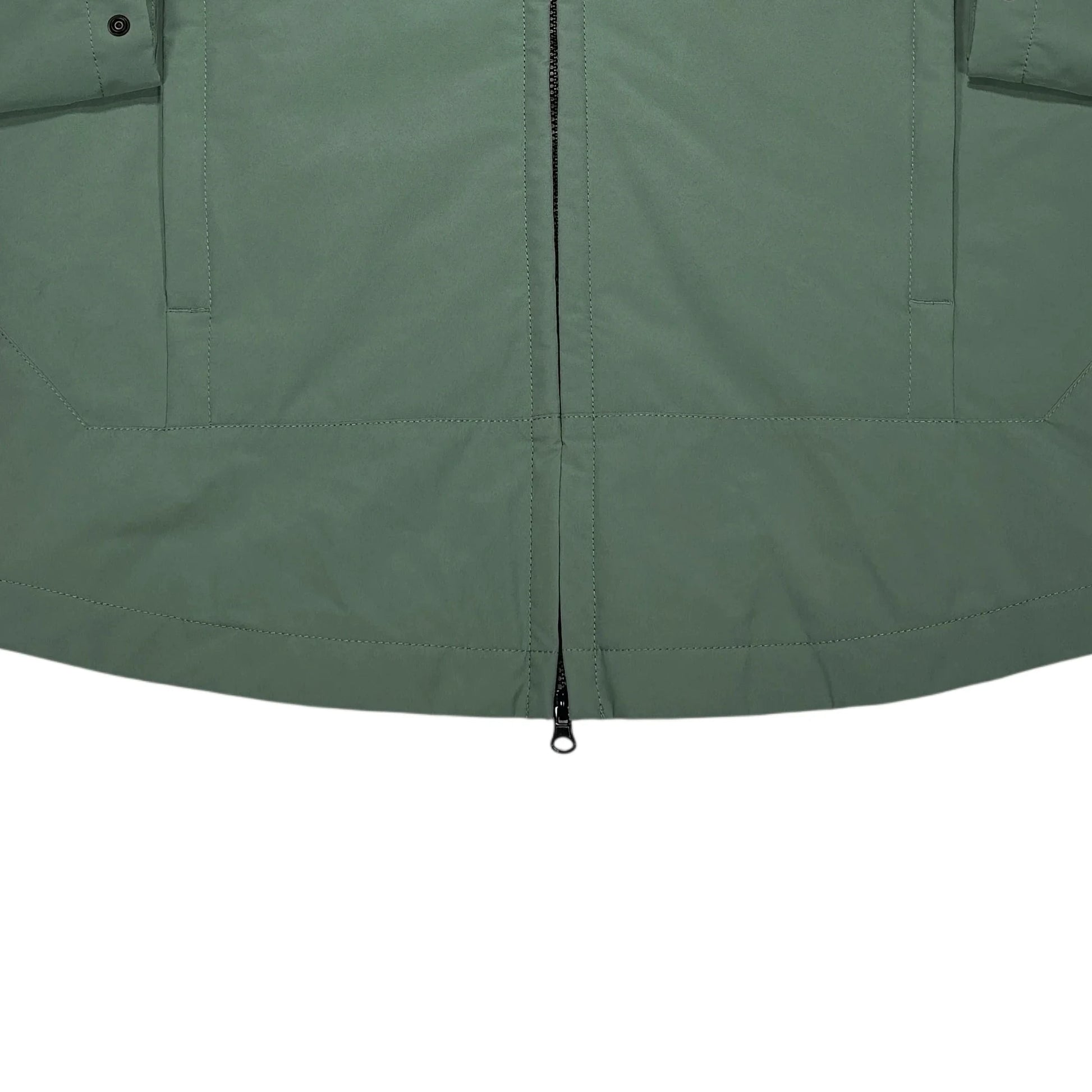 Stone Island Green Hooded Soft Shell-R e.dye Technology with Primaloft Insulation Jacket