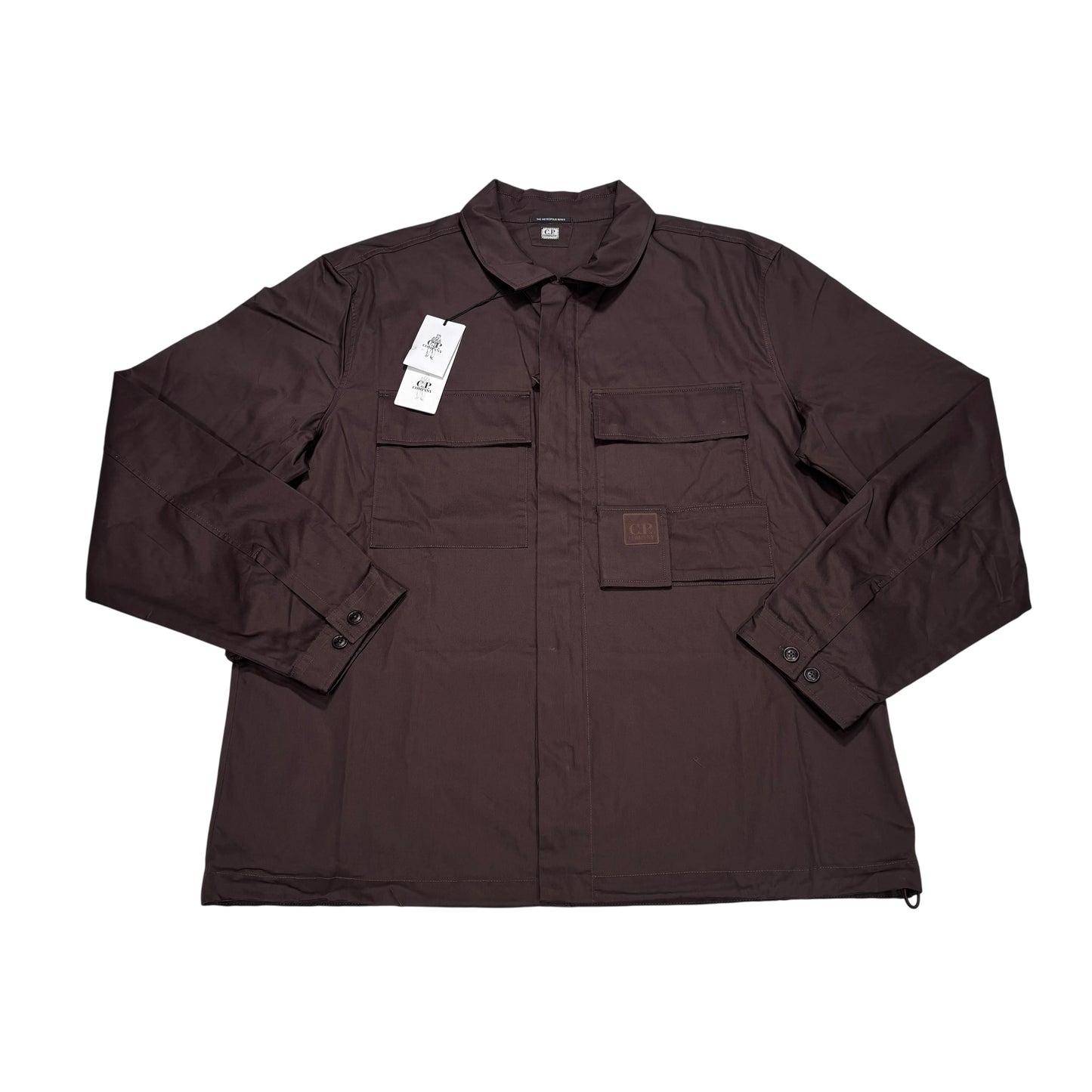 CP Company Brown Workwear Overshirt Jacket