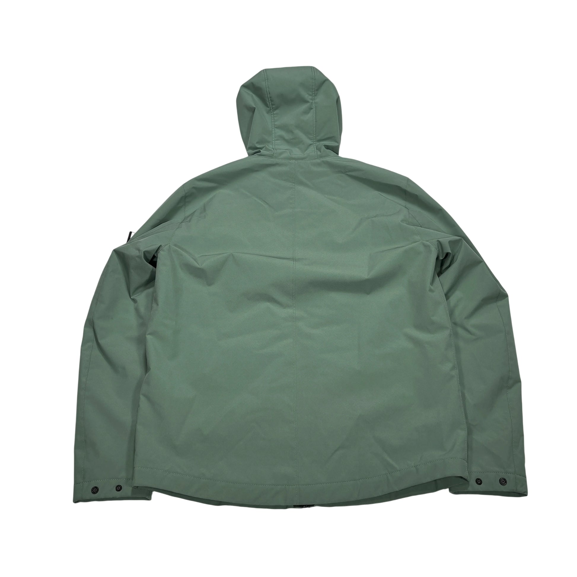 Stone Island Green Hooded Soft Shell-R e.dye Technology with Primaloft Insulation Jacket