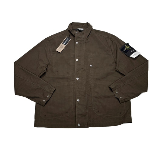Stone Island Brown Mil-Spec Stretch Ripstop-TC Jacket