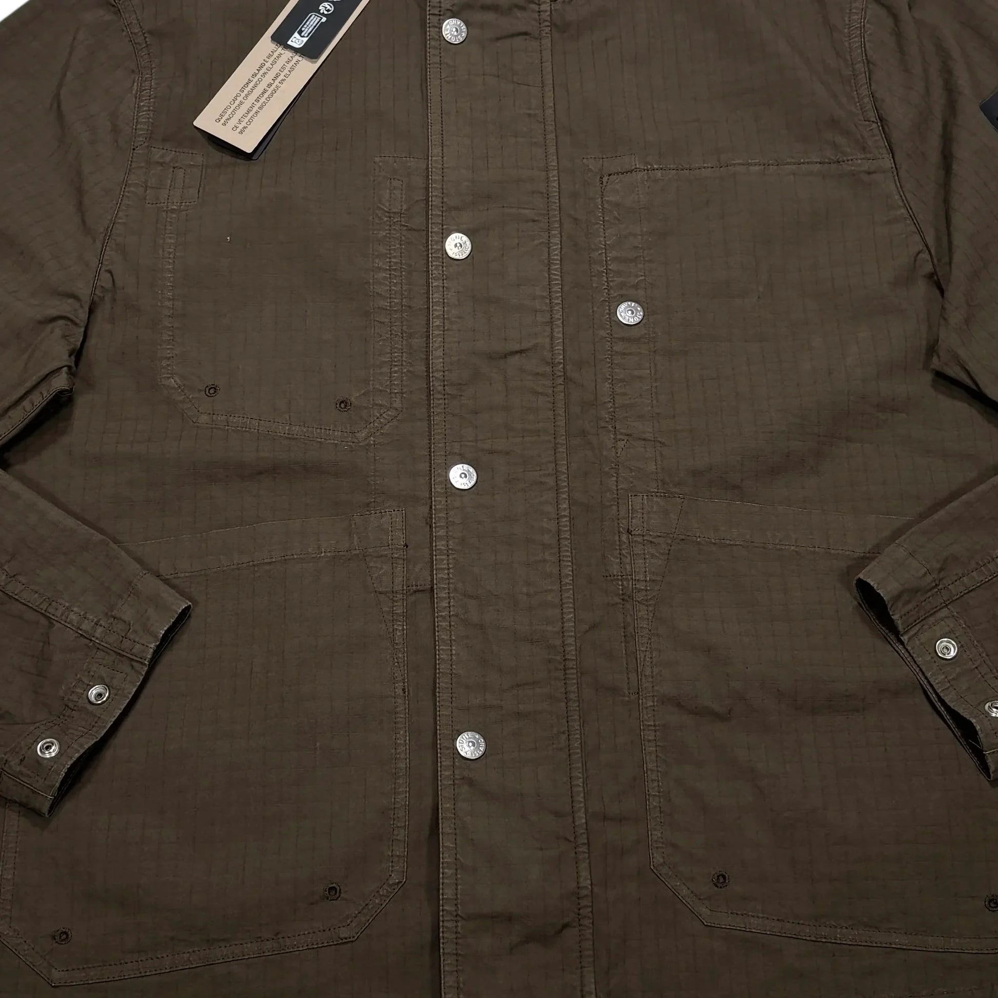 Stone Island Brown Mil-Spec Stretch Ripstop-TC Jacket